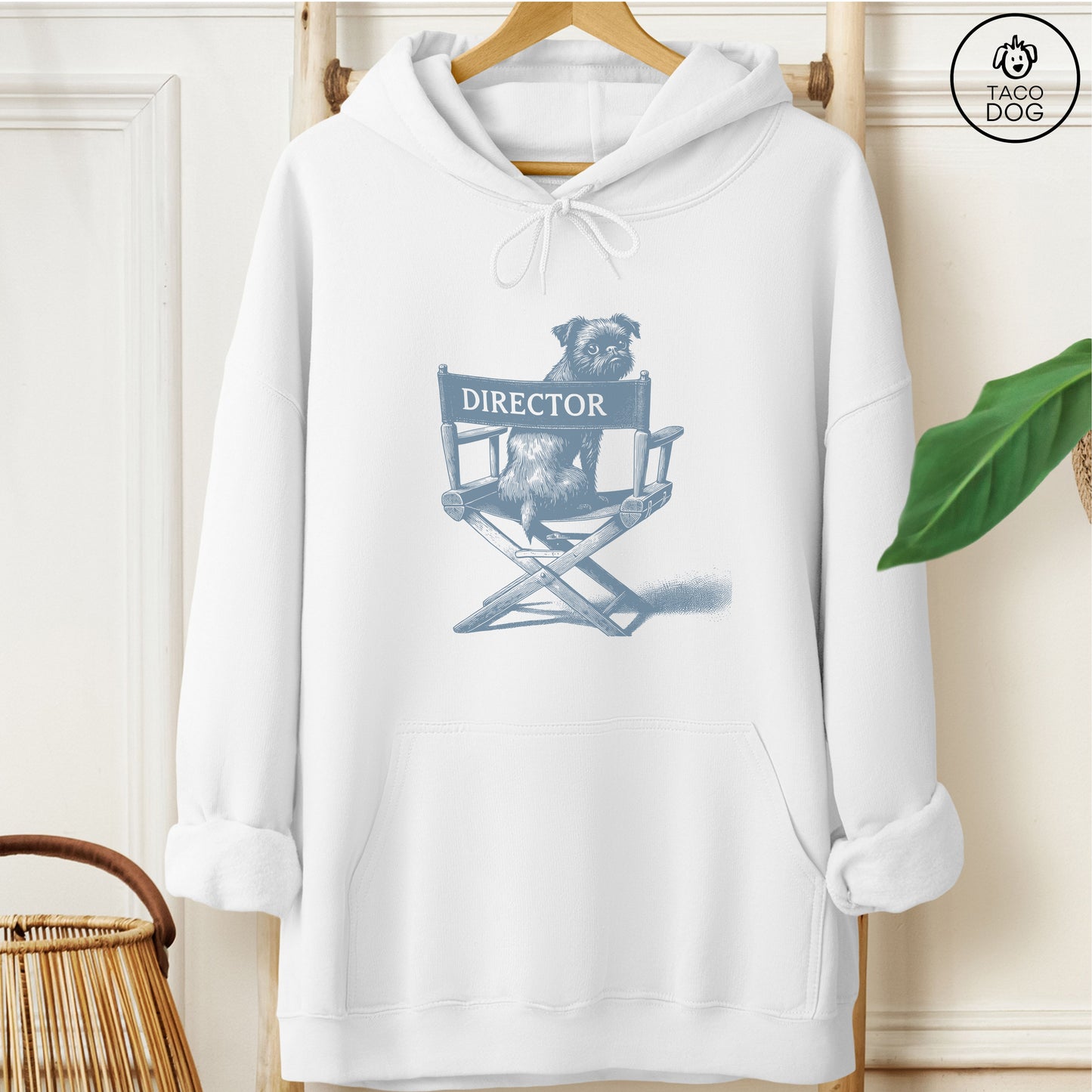 Brussels Griffon Griff Director's Chair Hoodie