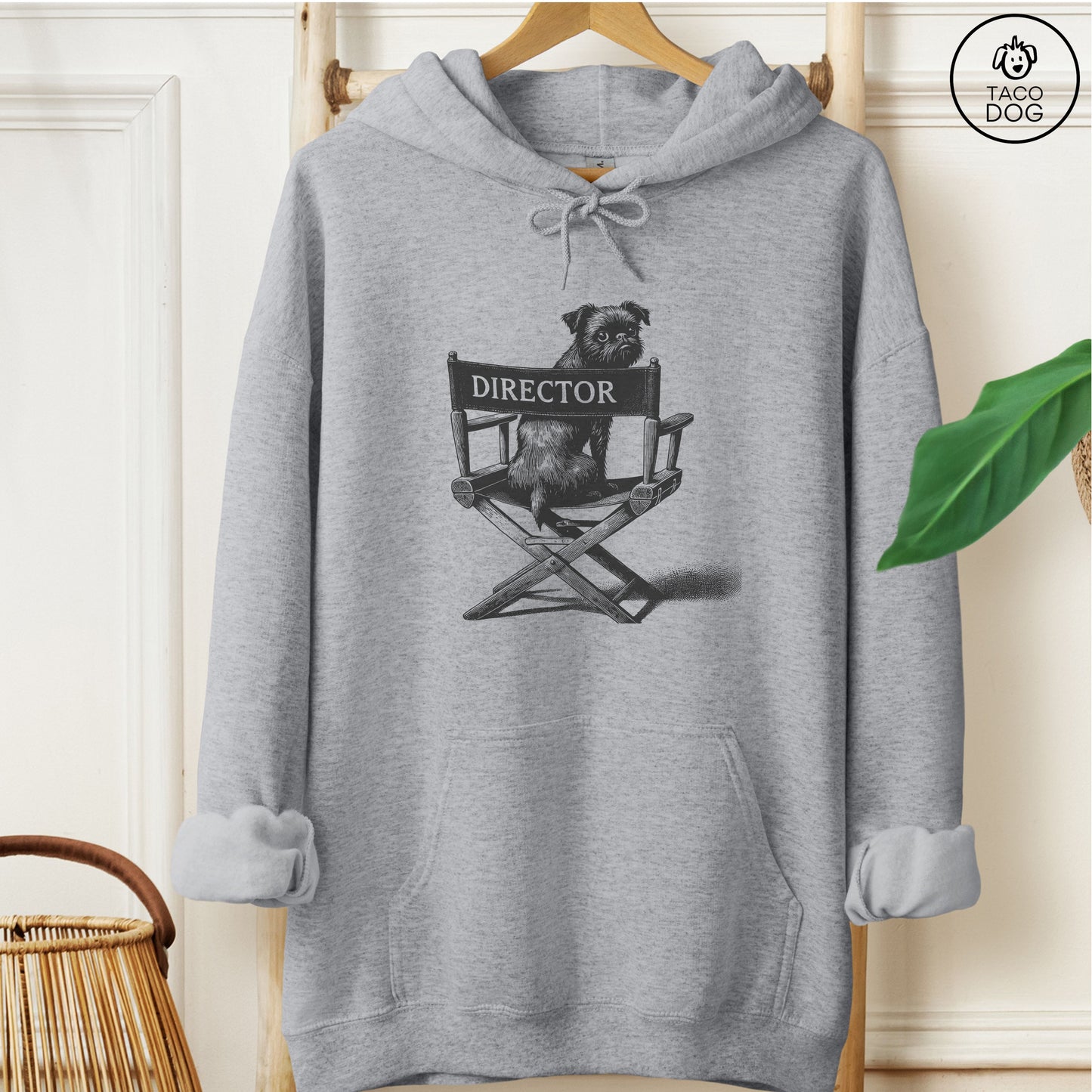 Brussels Griffon Griff Director's Chair Hoodie