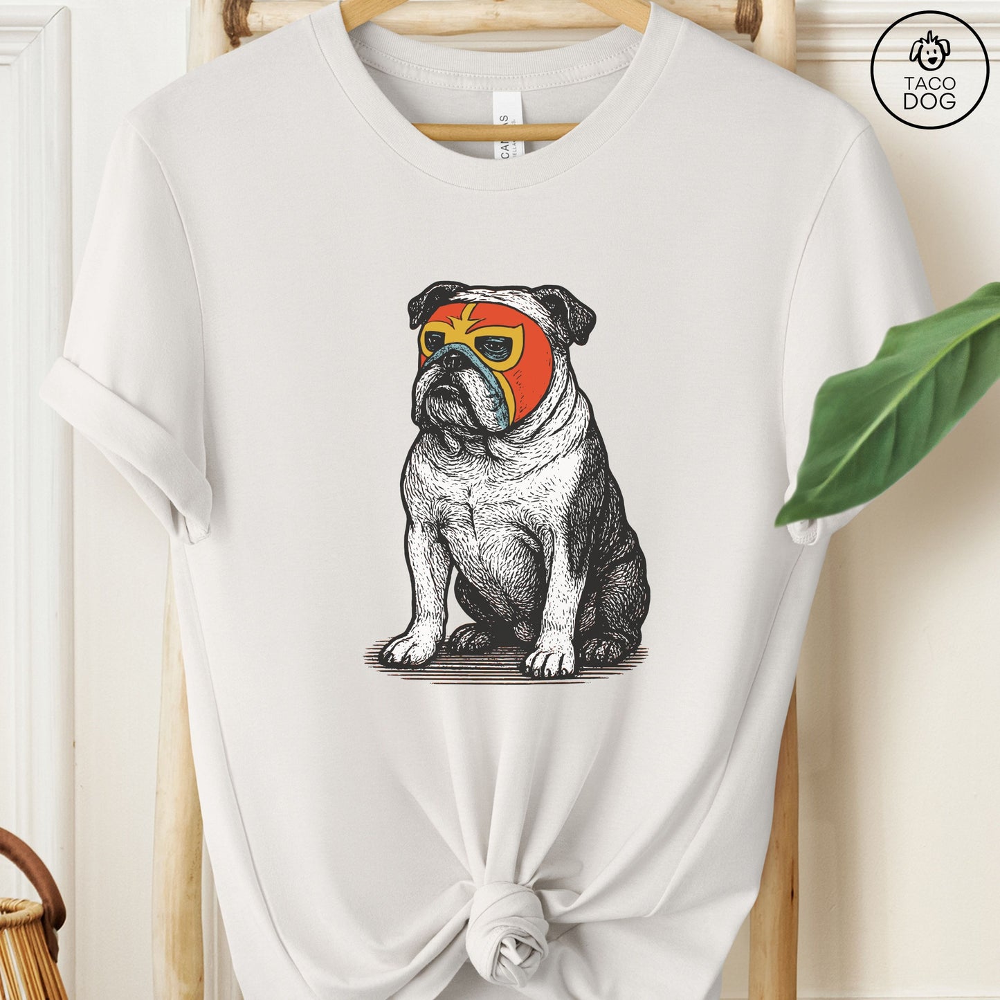English Bulldog Luchador Tee