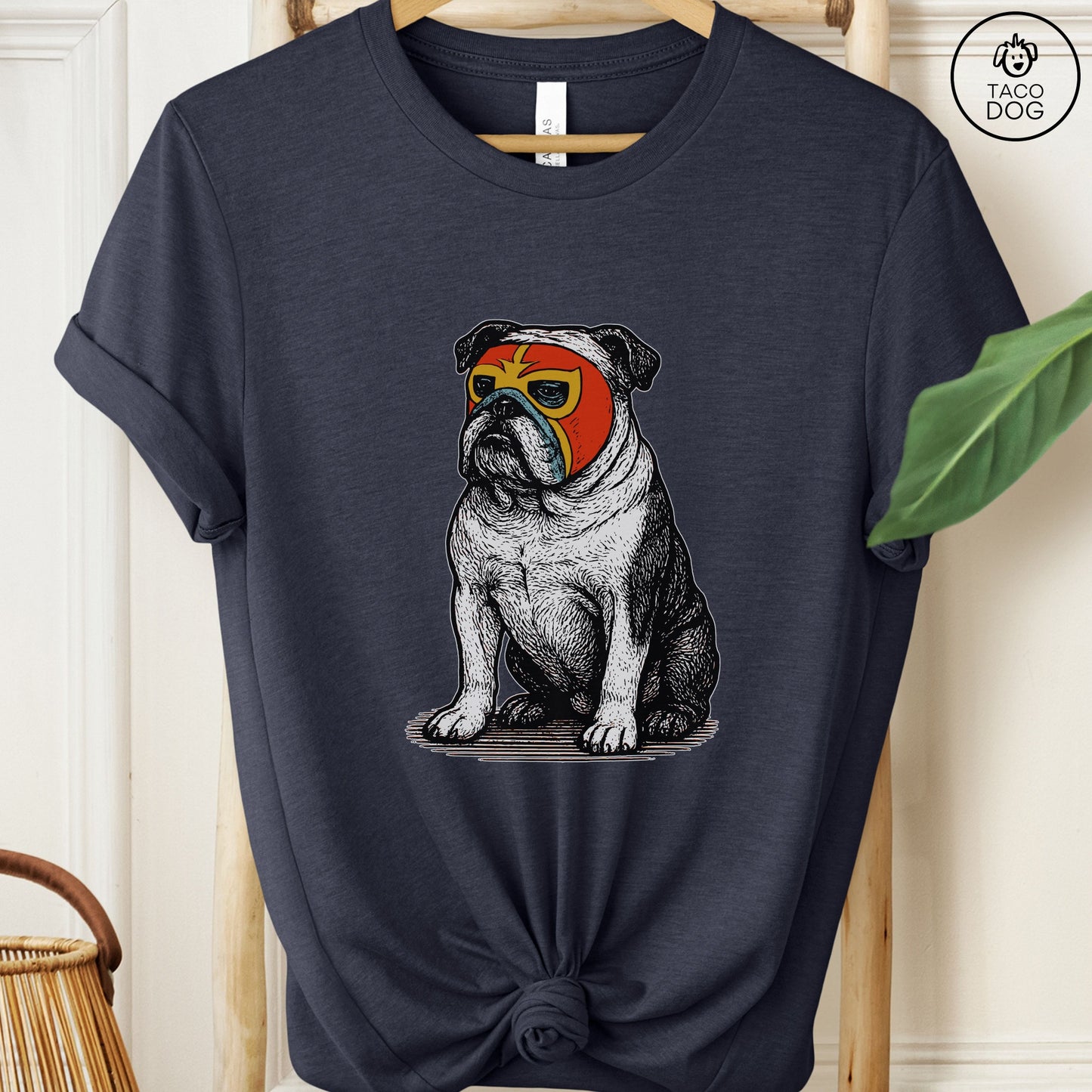 English Bulldog Luchador Tee