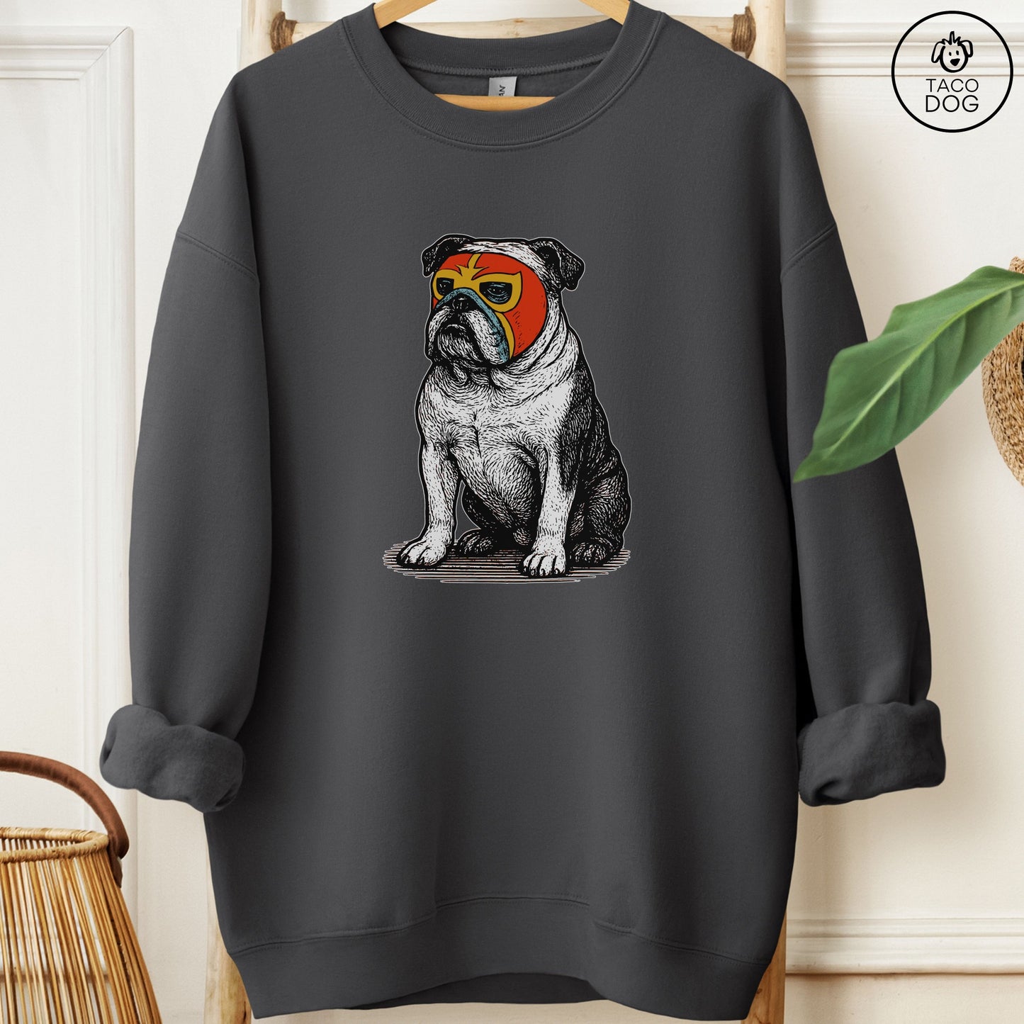 English Bulldog Luchador Sweatshirt
