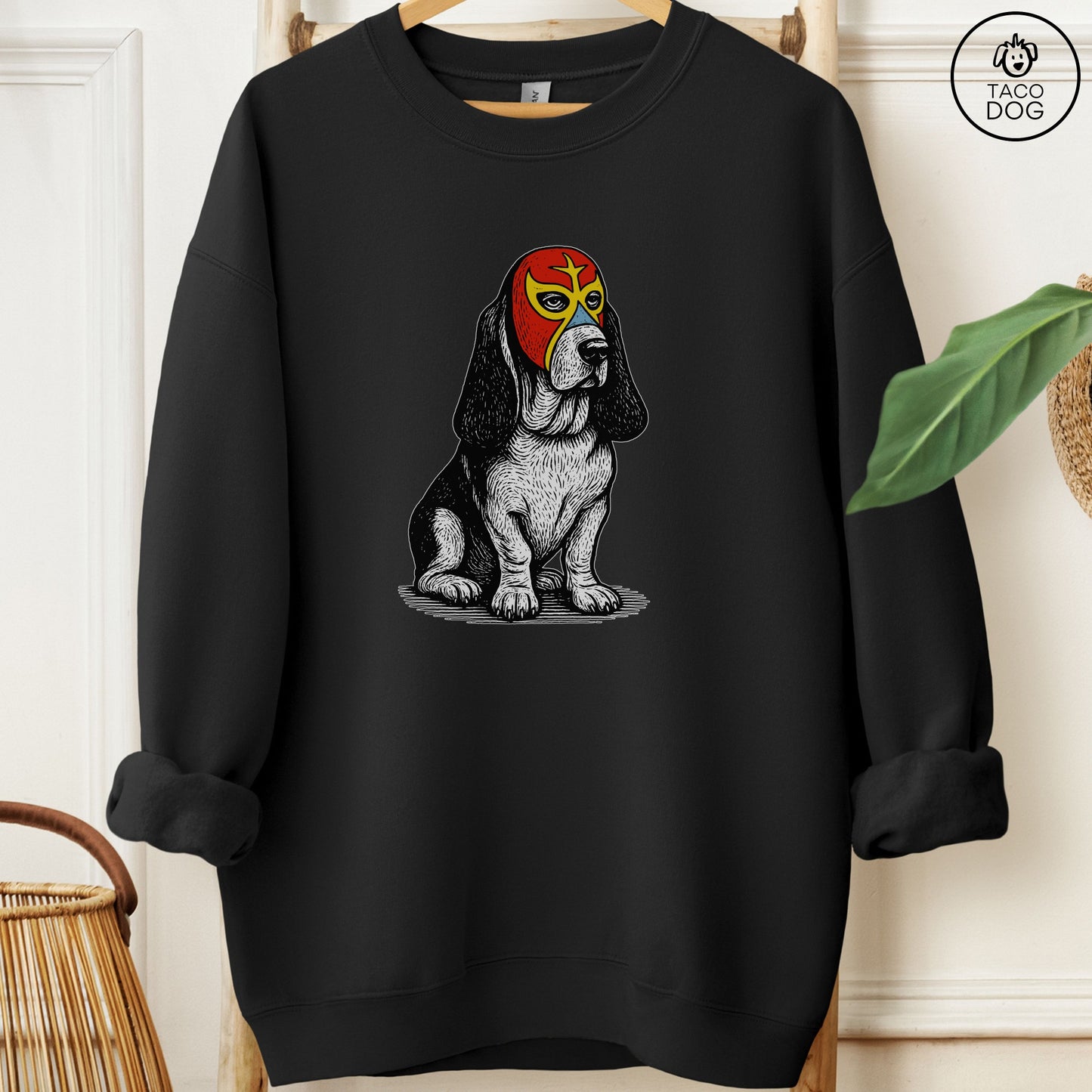 Basset Hound Luchador Sweatshirt