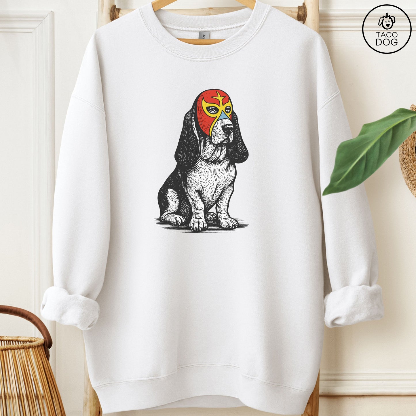 Basset Hound Luchador Sweatshirt