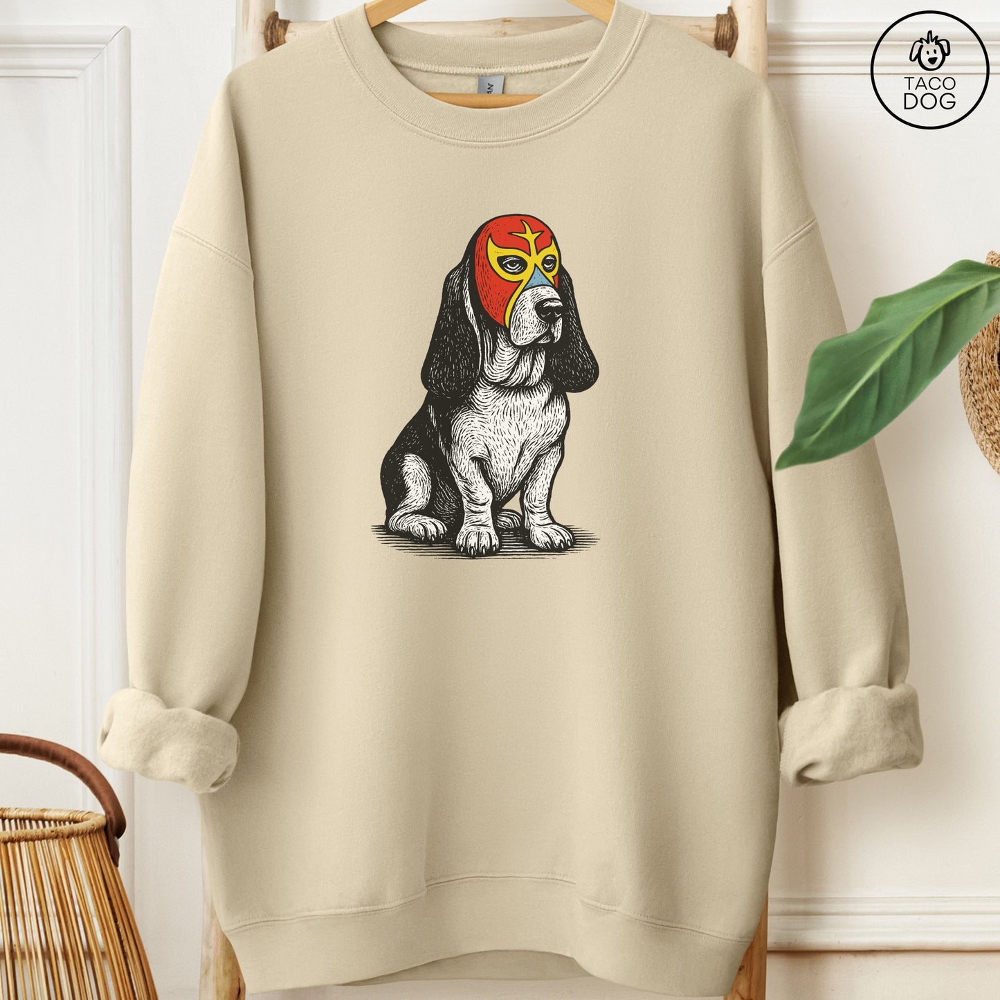 Basset Hound Luchador Sweatshirt