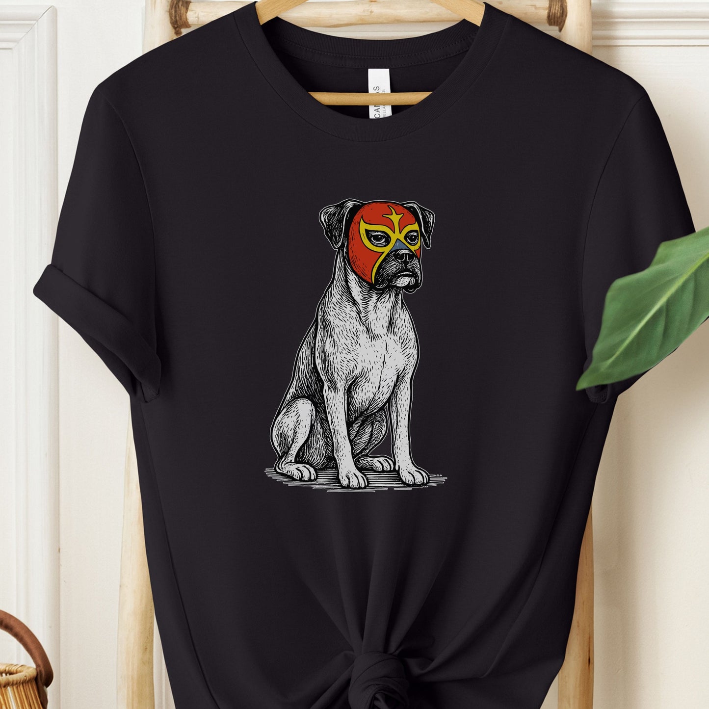 Boxer Dog Luchador Tee