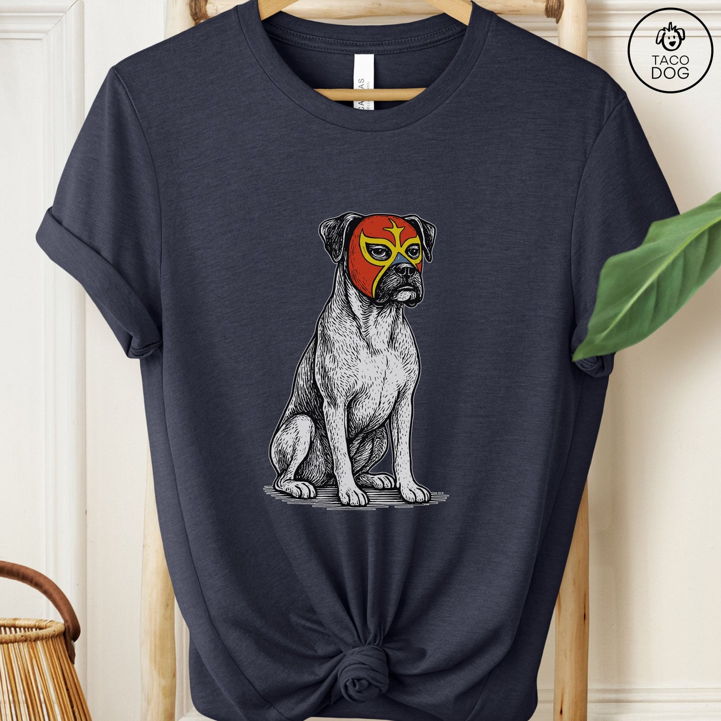 Boxer Dog Luchador Tee