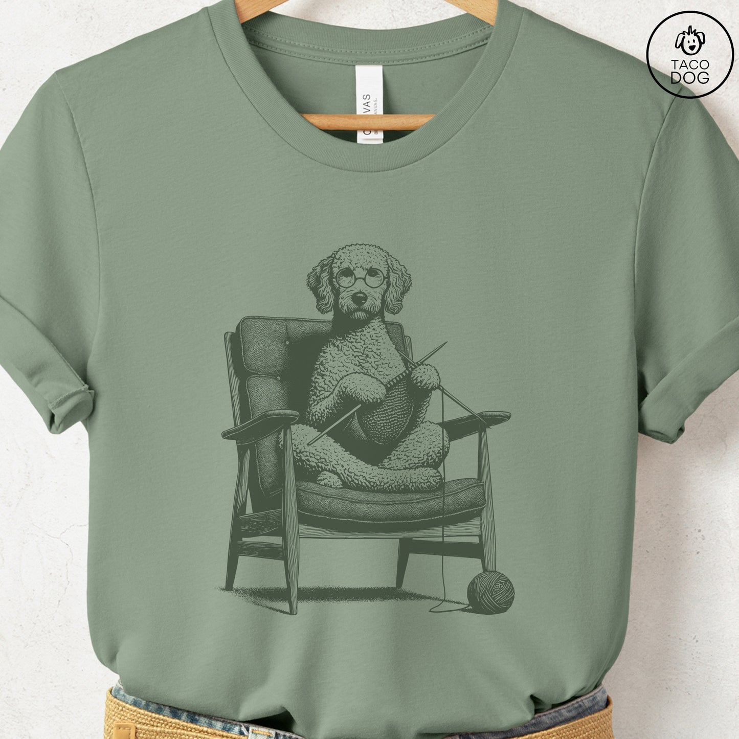 Doodle Knitting T-Shirt