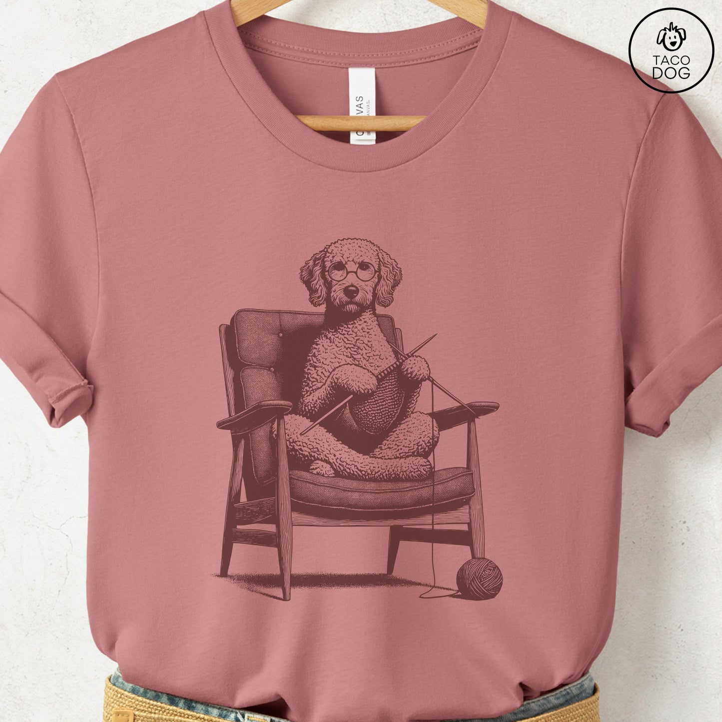 Doodle Knitting T-Shirt