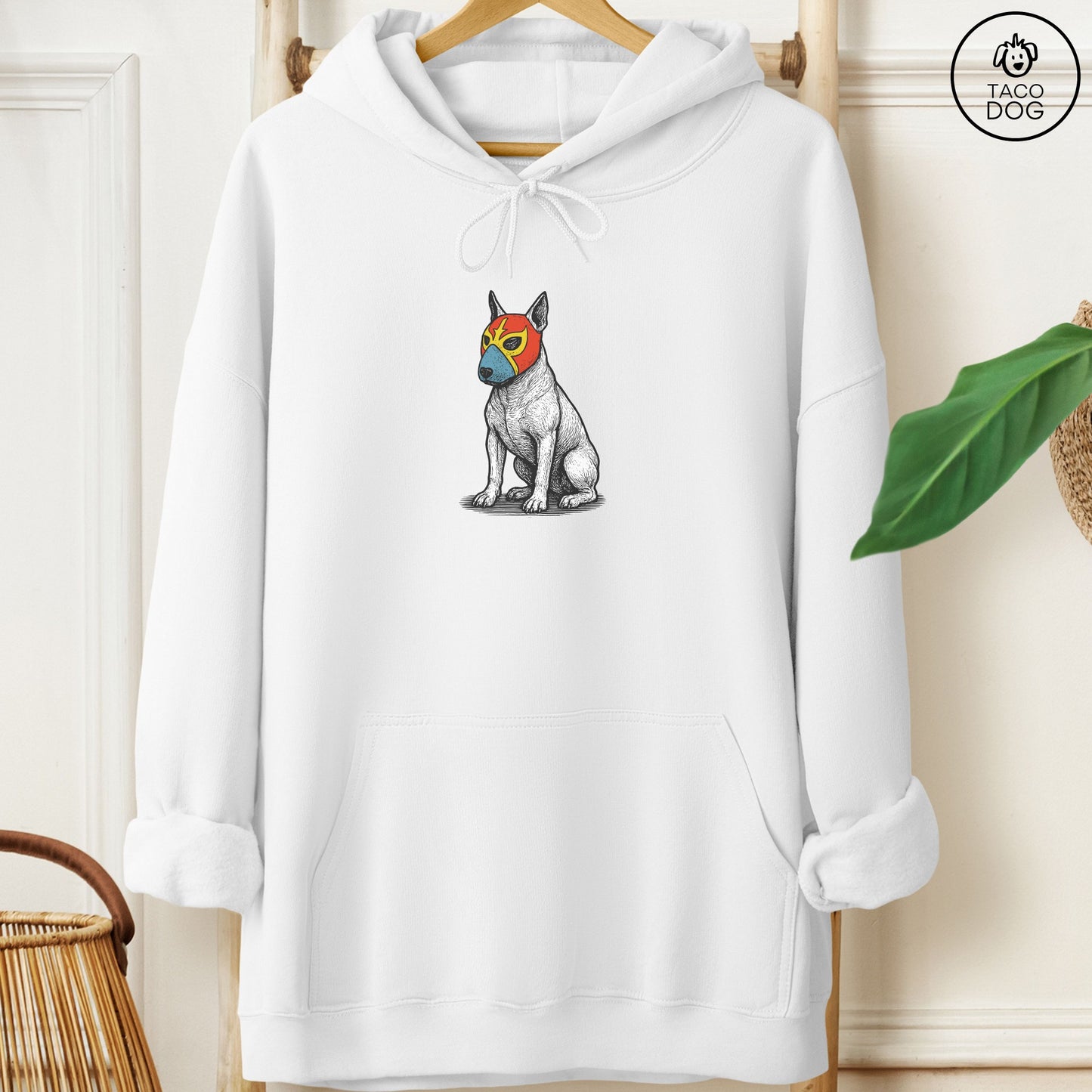 English Bull Terrier Luchador Hoodie