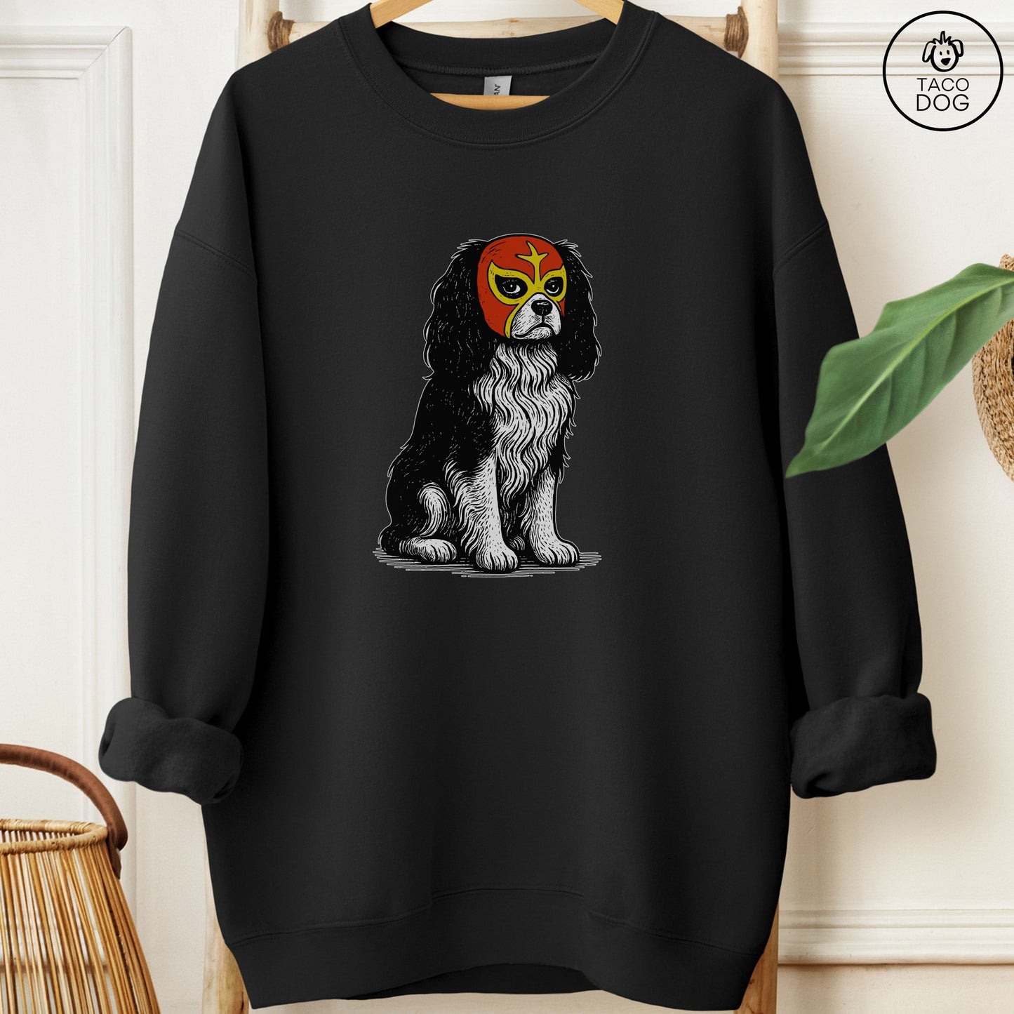 Cavalier King Charles Spaniel Luchador Sweatshirt
