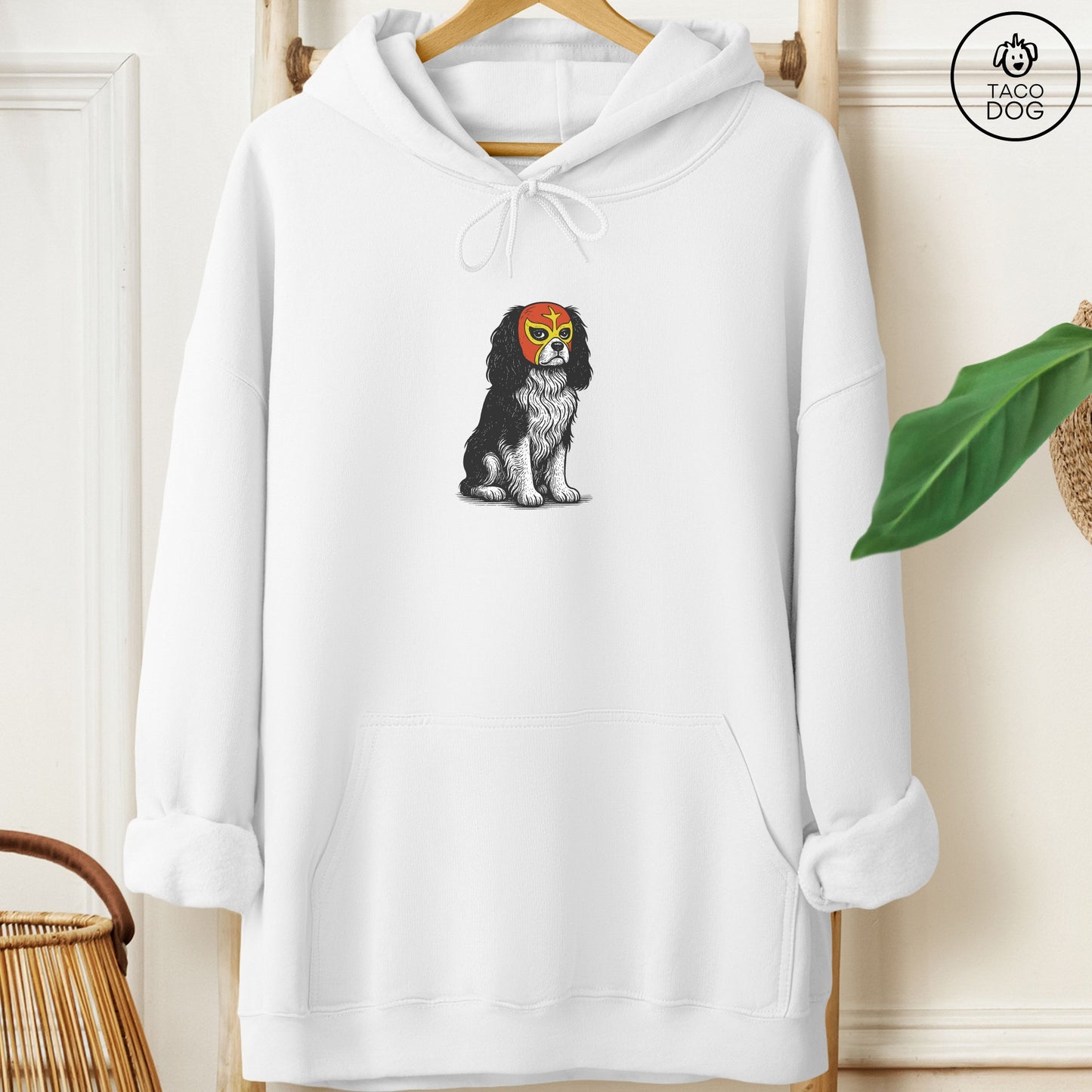 Cavalier King Charles Spaniel Luchador Hoodie