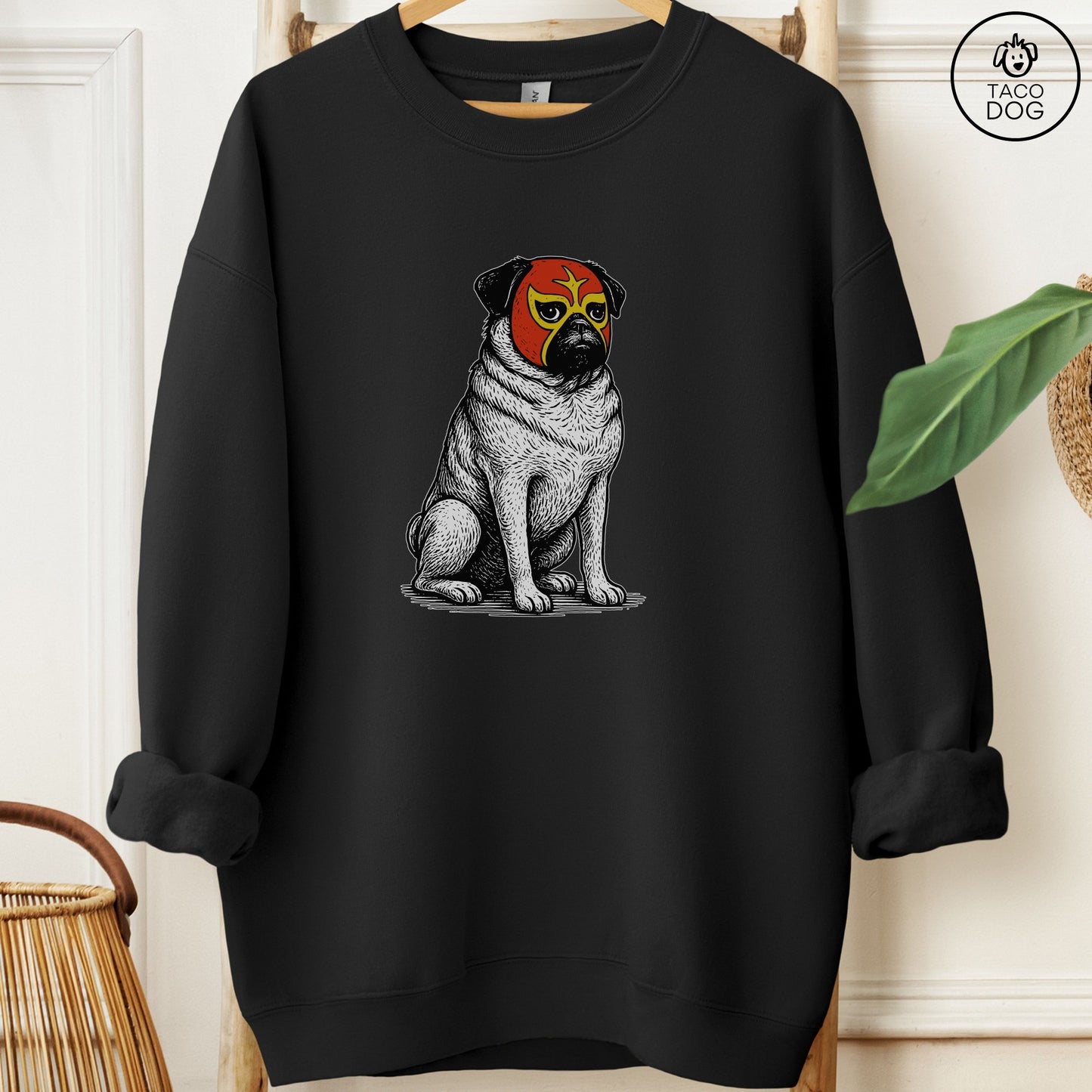 Pug Luchador Sweatshirt