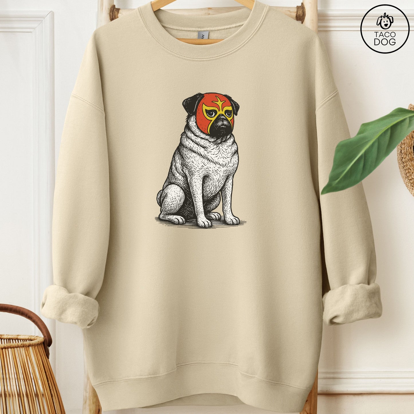 Pug Luchador Sweatshirt