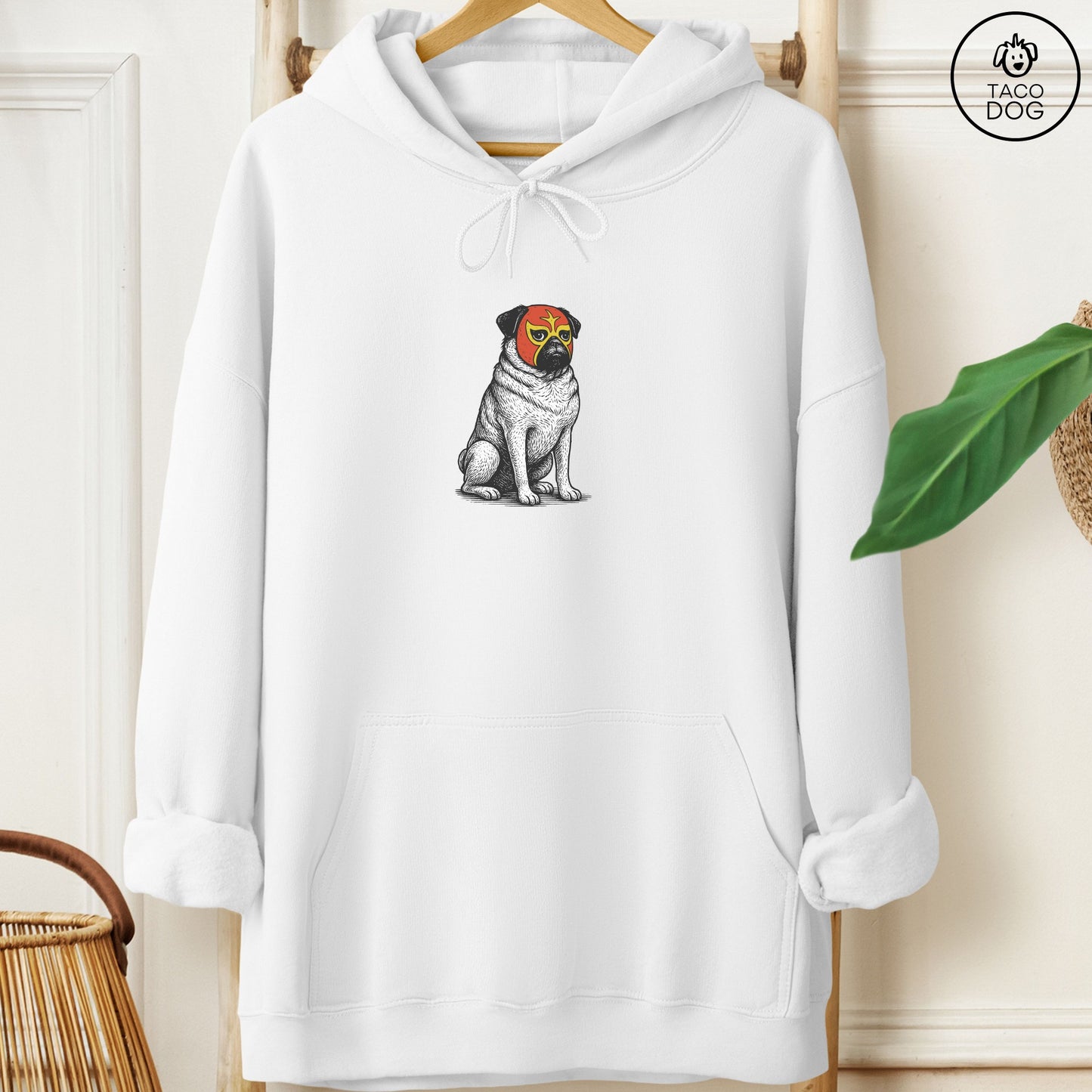 Pug Luchador Hoodie