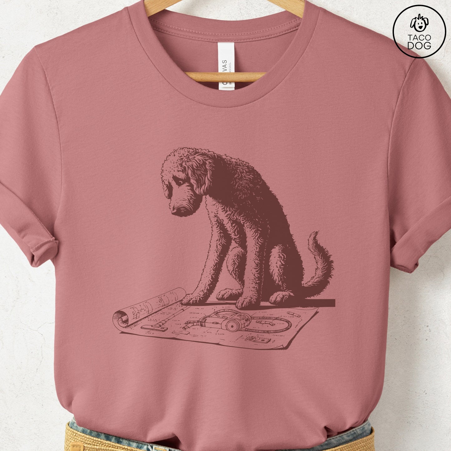 Doodle Vacuum Blueprint T-Shirt