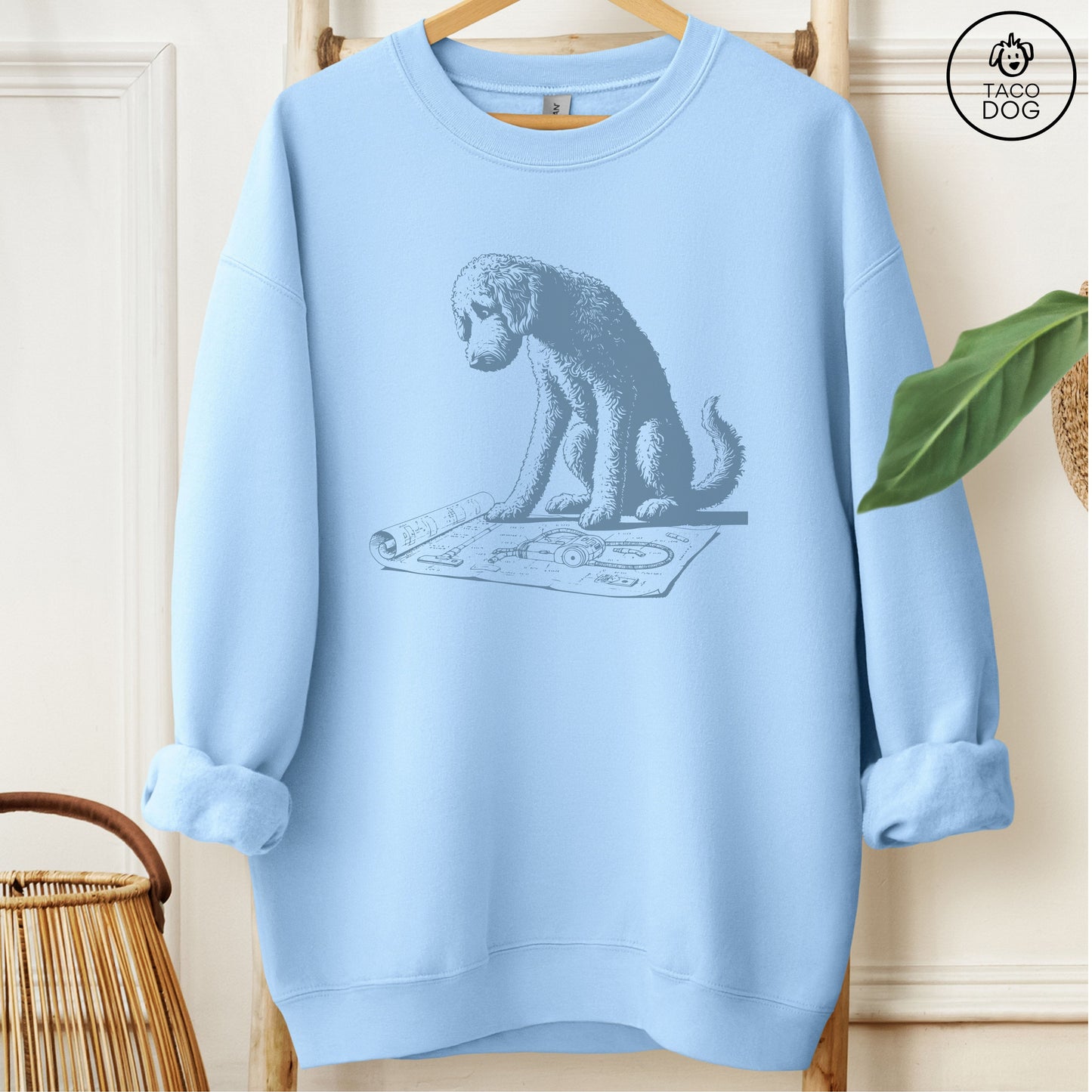 Doodle Vacuum Blueprint Sweatshirt