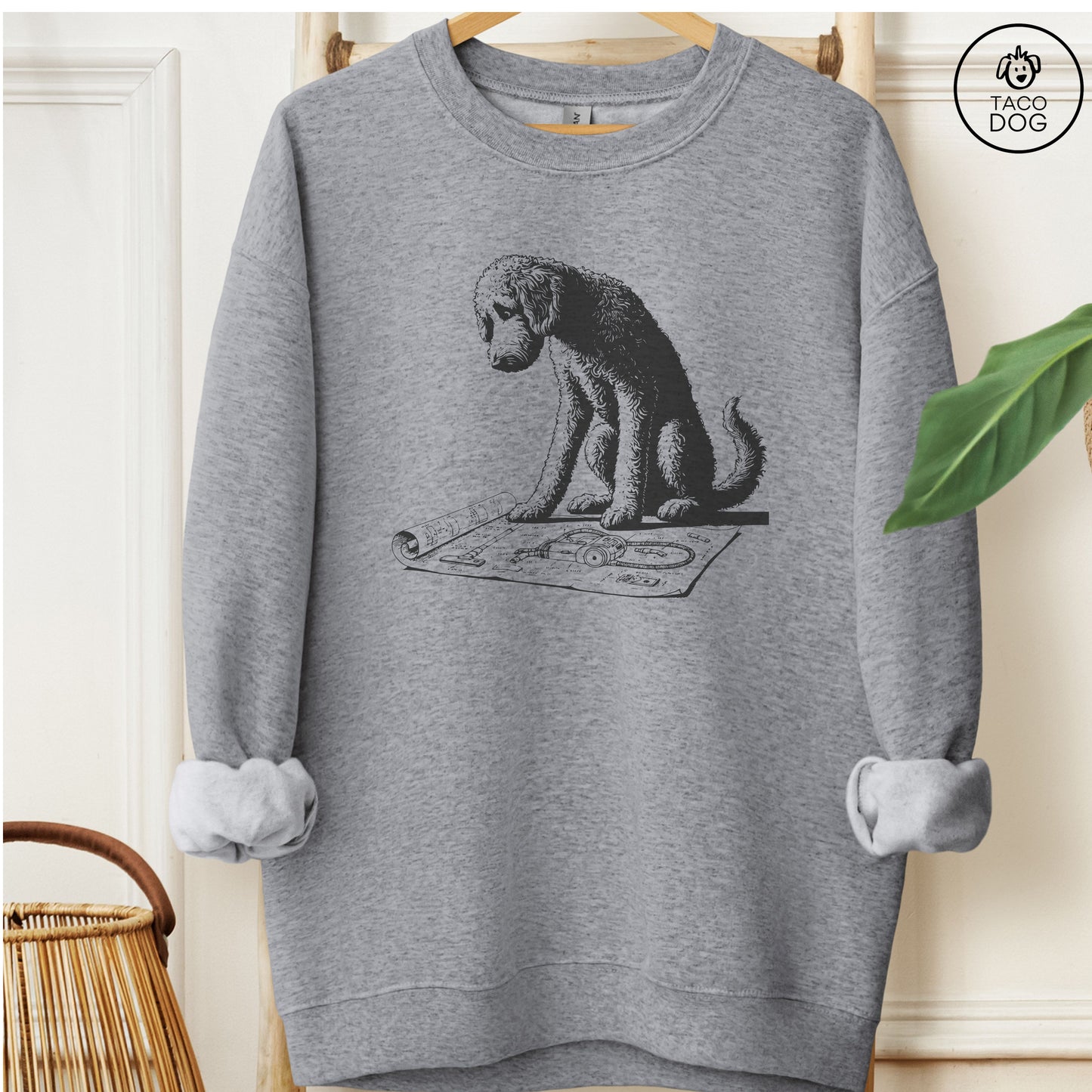 Doodle Vacuum Blueprint Sweatshirt