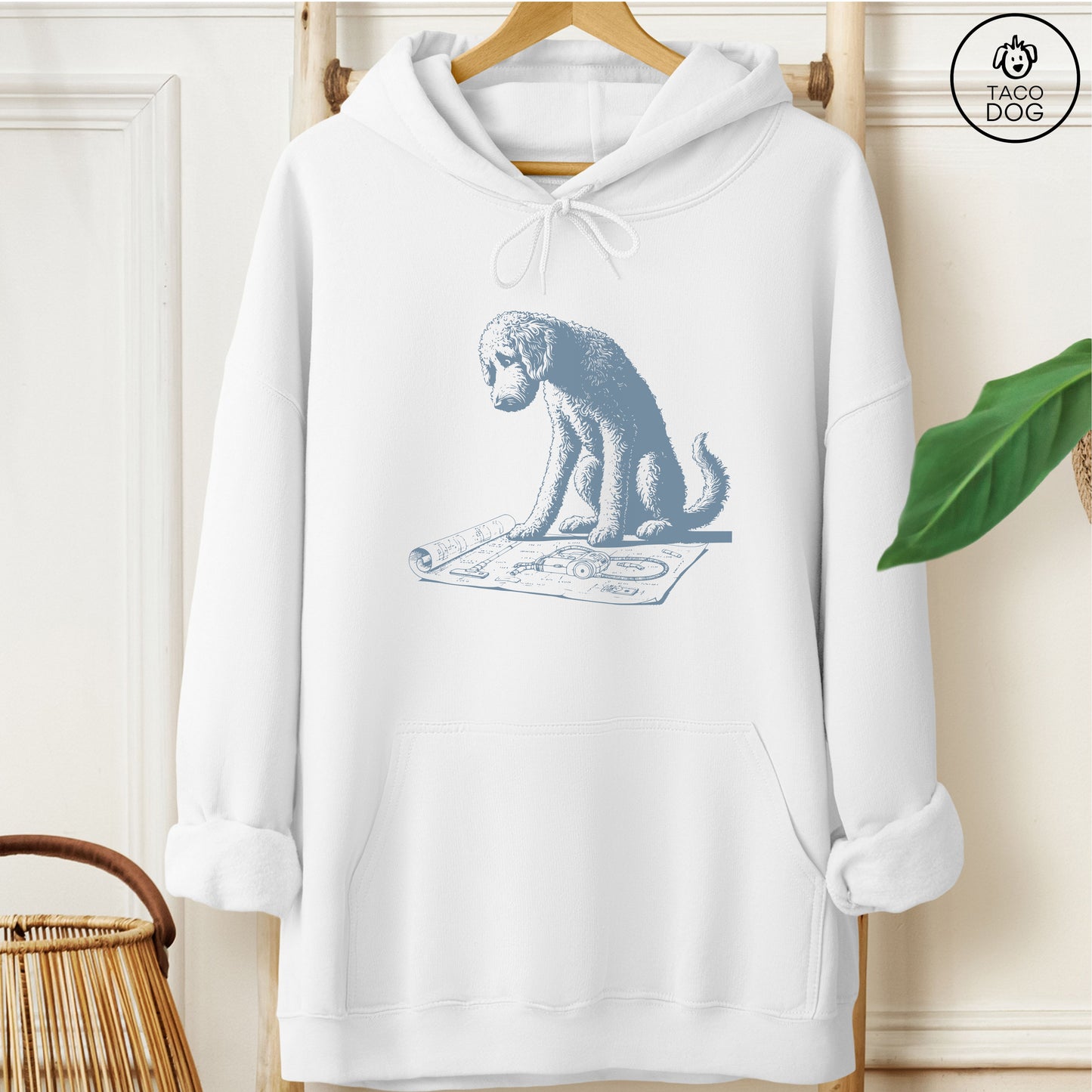 Doodle Vacuum Blueprint Hoodie