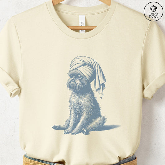 Brussels Griffon Griff Spa T-Shirt Natural Taco-Dog