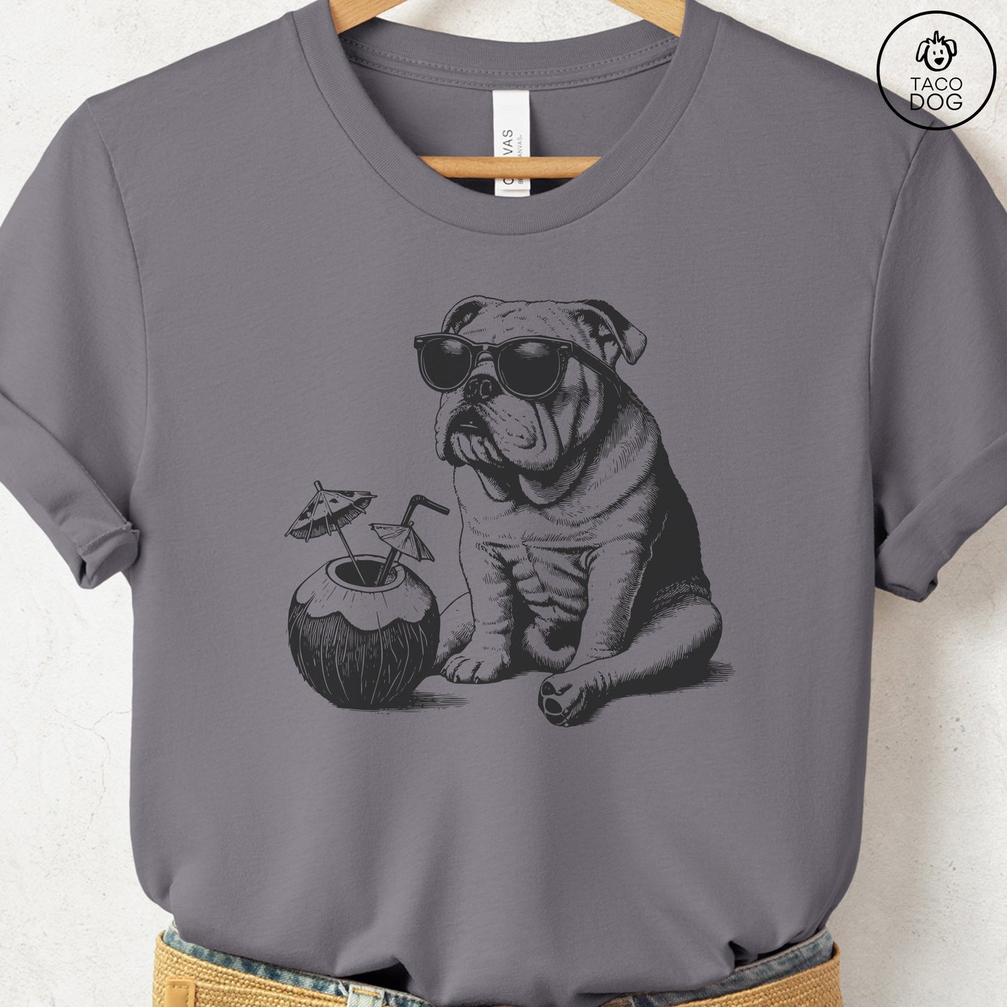 English Bulldog Vacation T-Shirt
