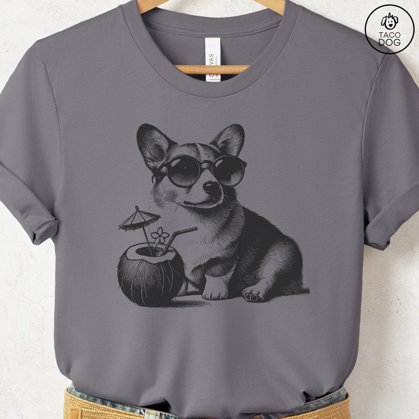 Corgi Vacation T-Shirt