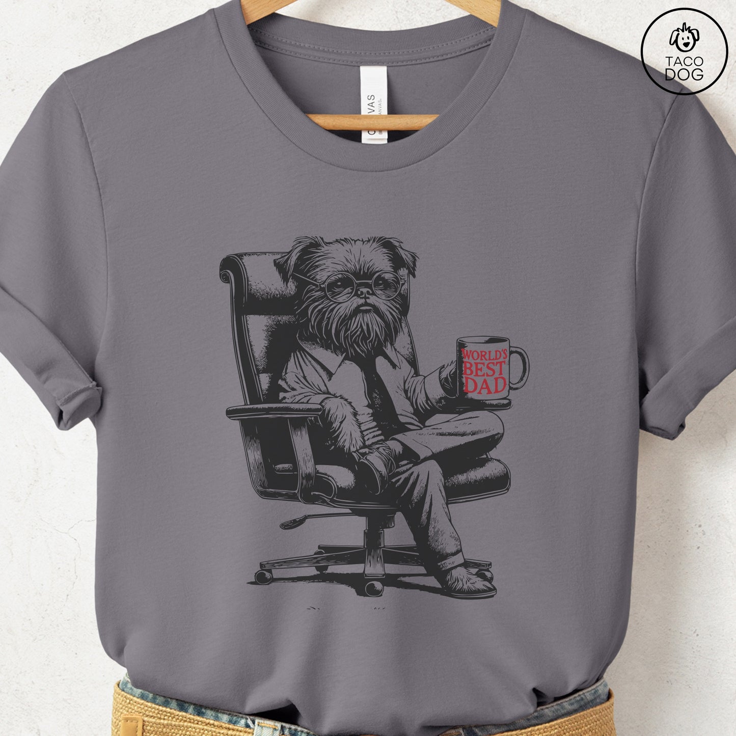 Brussels Griffon Griff World's Best Dad Mug T-Shirt