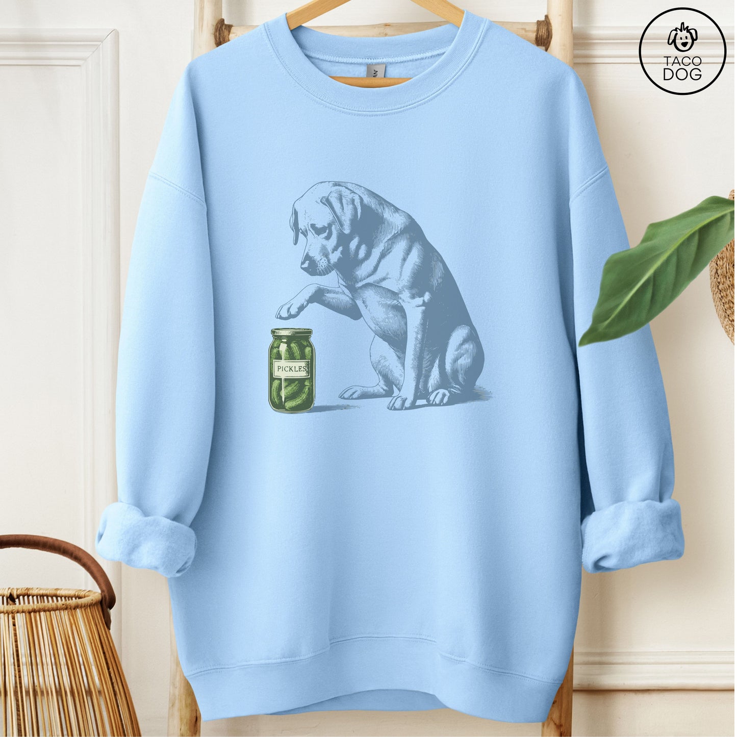 Labrador Retriever Lab Pickles Sweatshirt Taco-Dog