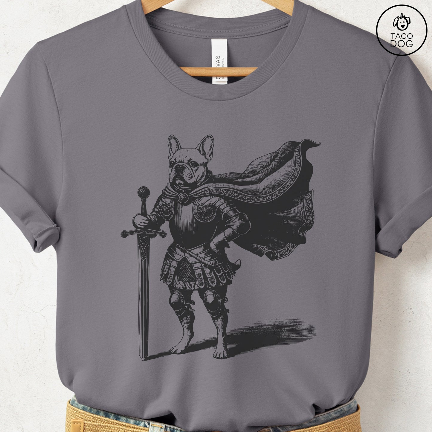 French Bulldog Frenchie Knight T-Shirt