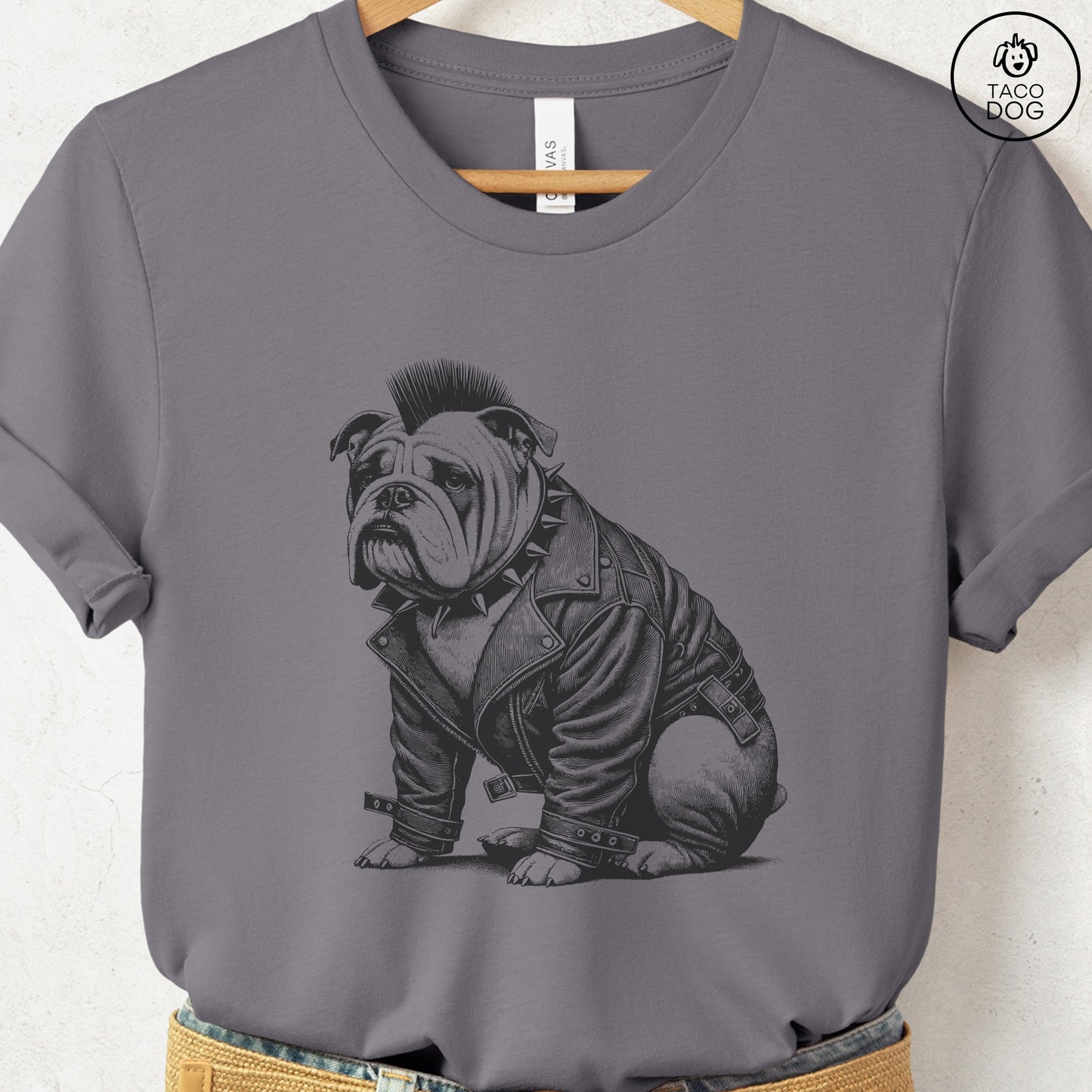 English Bulldog Dog Punk T-Shirt