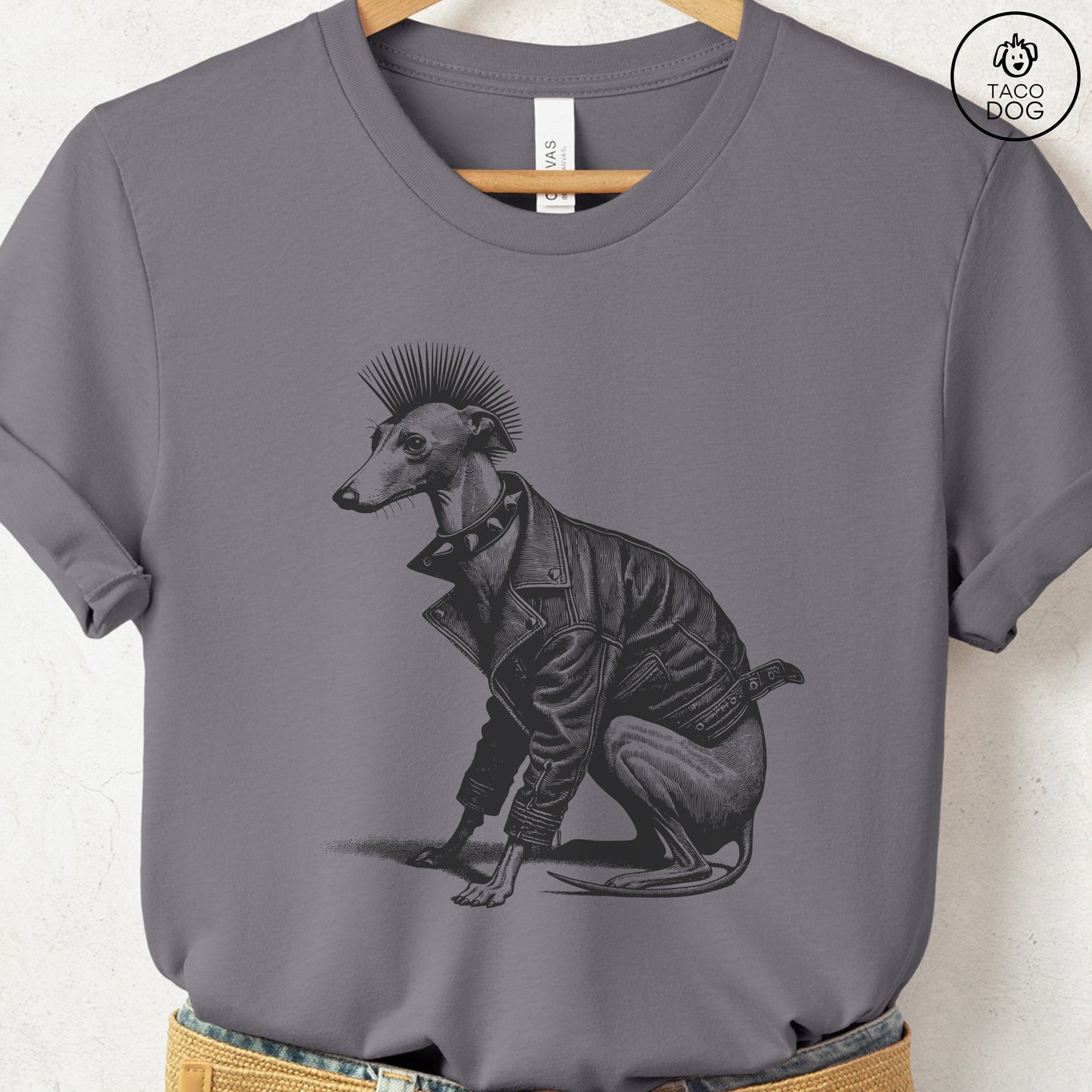 Italian Greyhound Whippet Iggy Punk T-Shirt