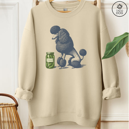 Poodle Pickles Sweatshirt Sand Taco-Dog