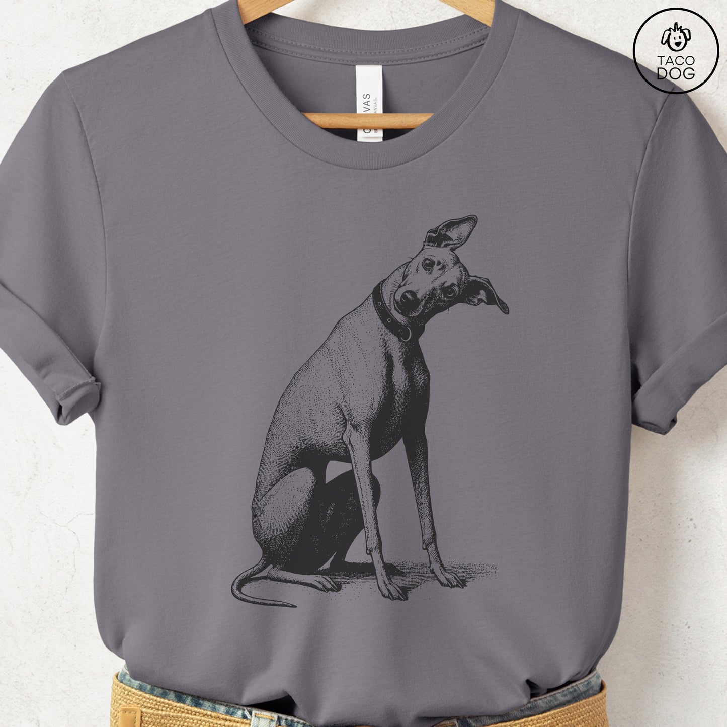 Italian Greyhound Whippet Iggy Say What? T-Shirt