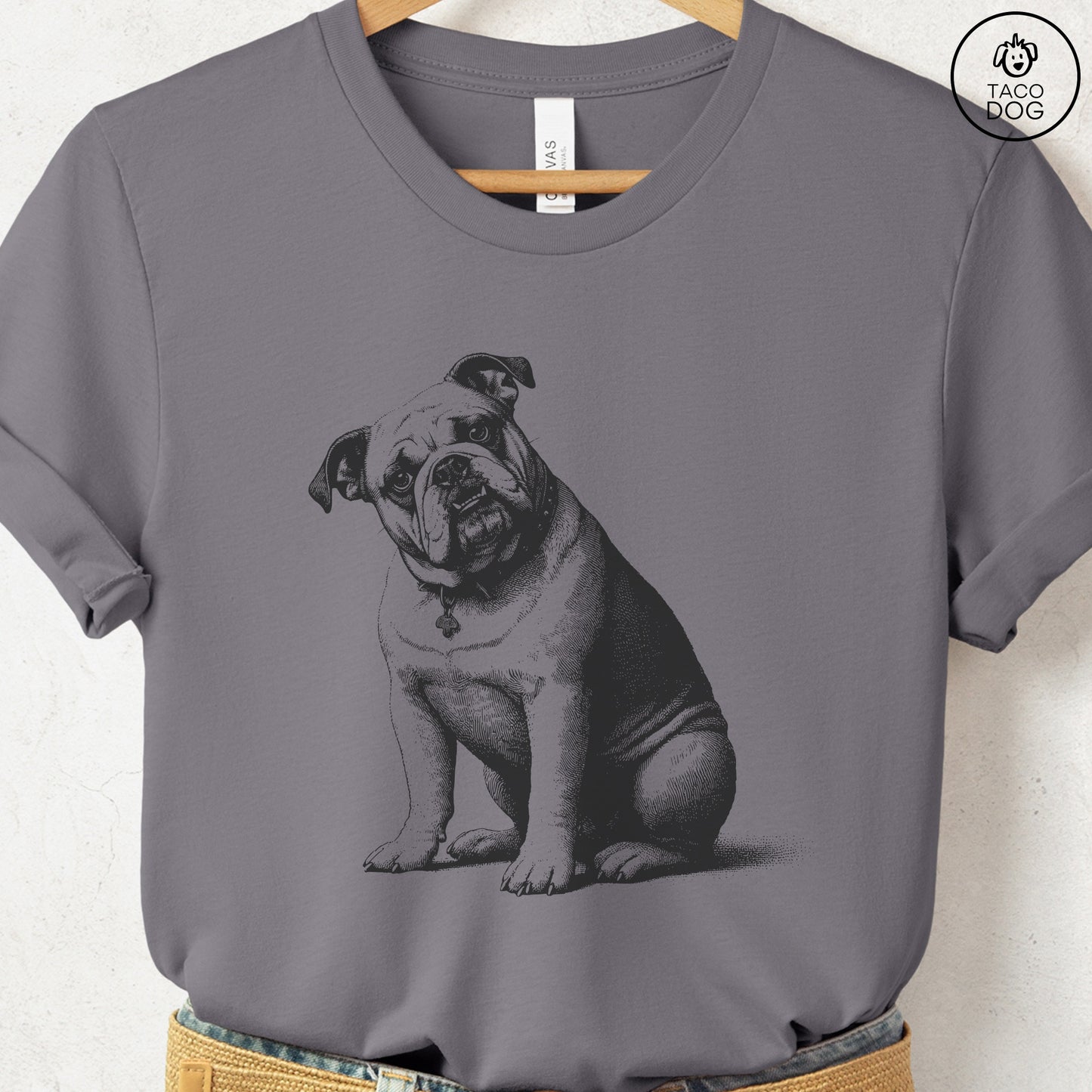 English Bulldog Say What? T-Shirt