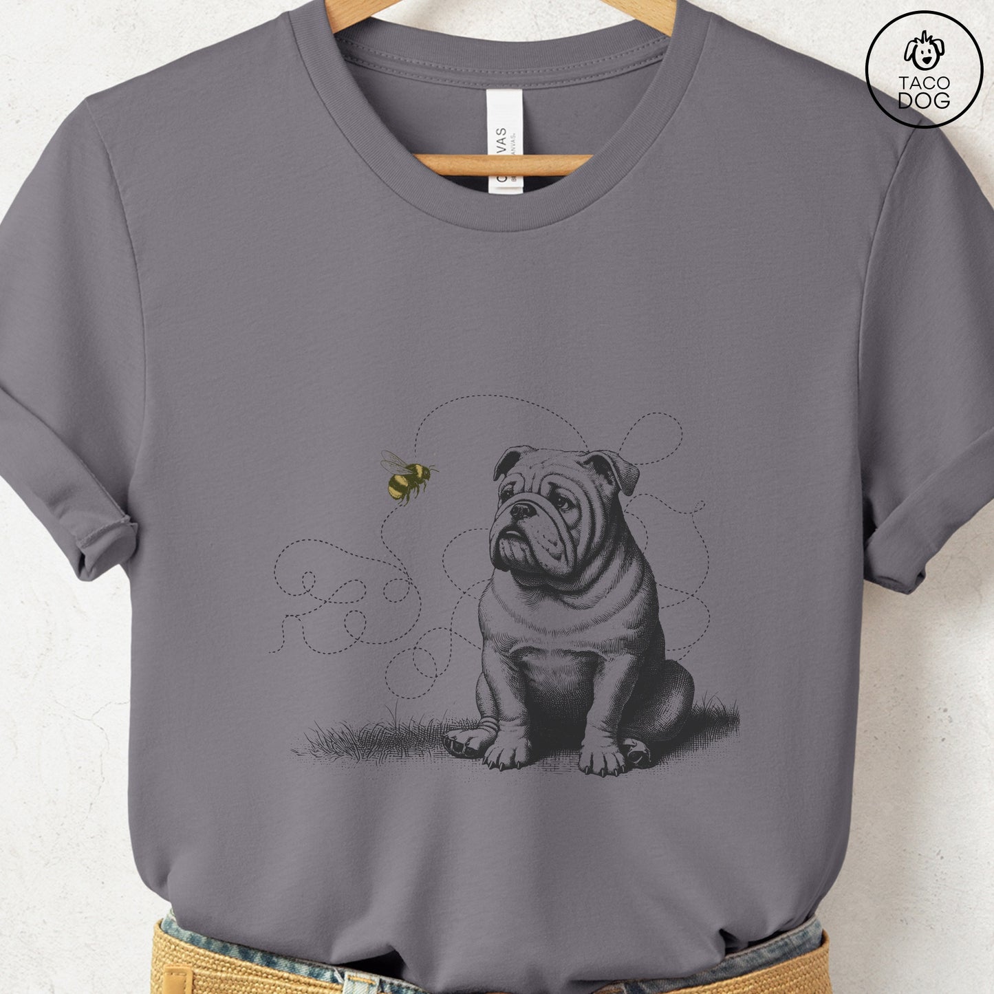 English Bulldog Bumble Bee T-Shirt