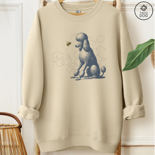 Poodle Bumble Bee Sweatshirt Sand Taco-Dog