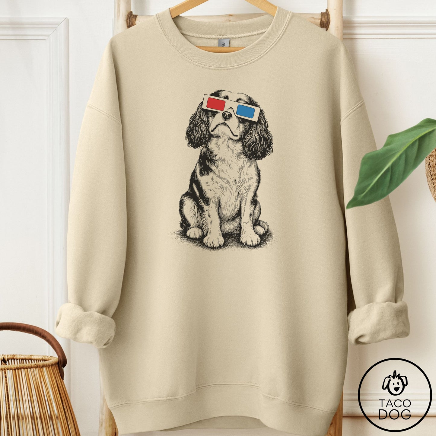 Cavalier King Charles Spaniel 3d Sweatshirt