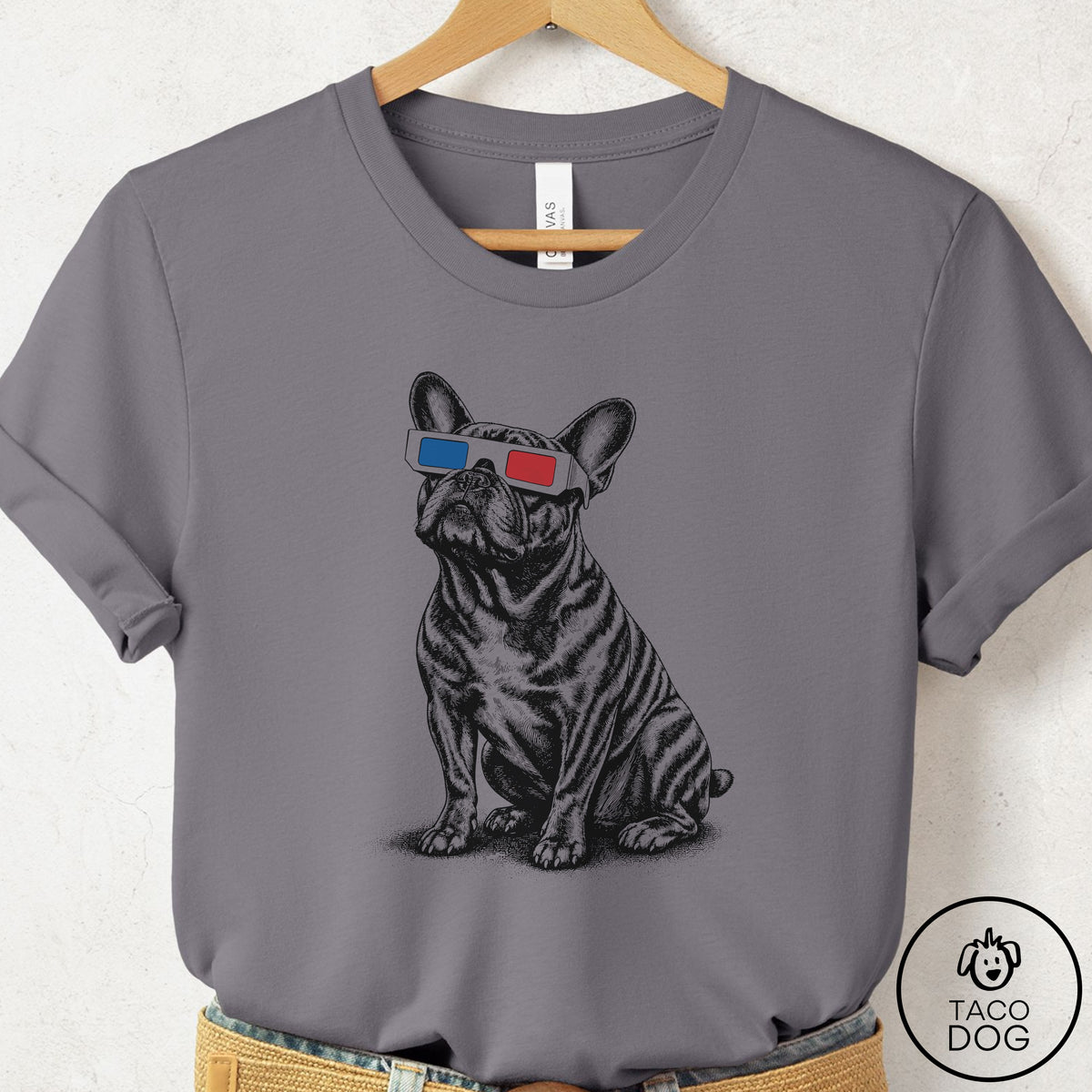 French Bulldog Frenchie 3d T-Shirt Storm Taco-Dog