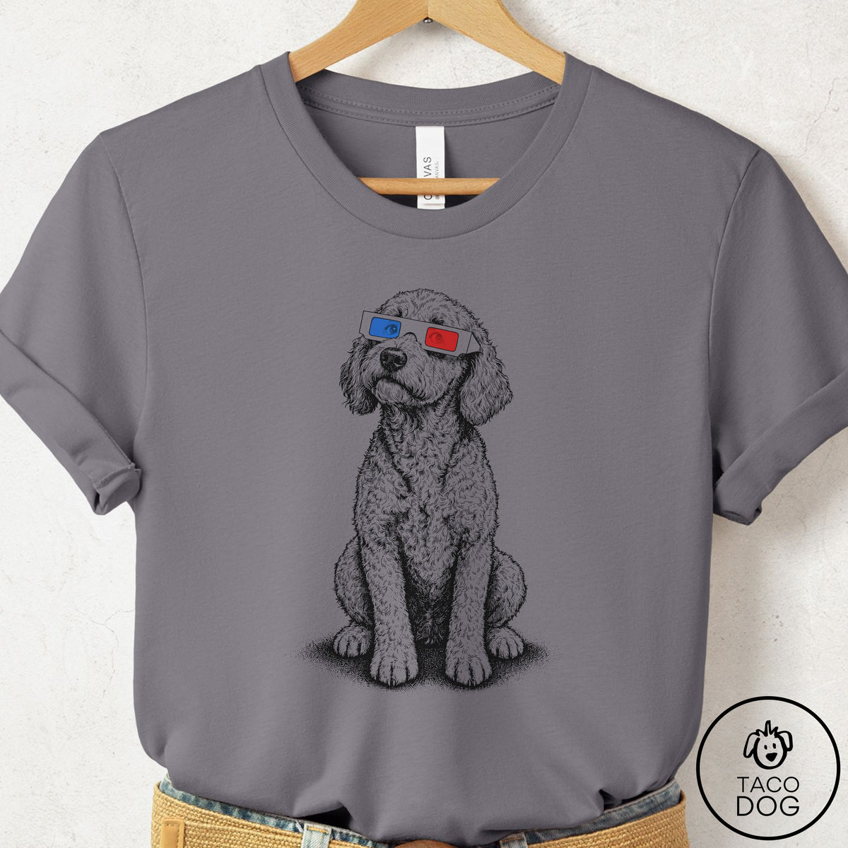 Doodle 3d T-Shirt Storm Taco-Dog