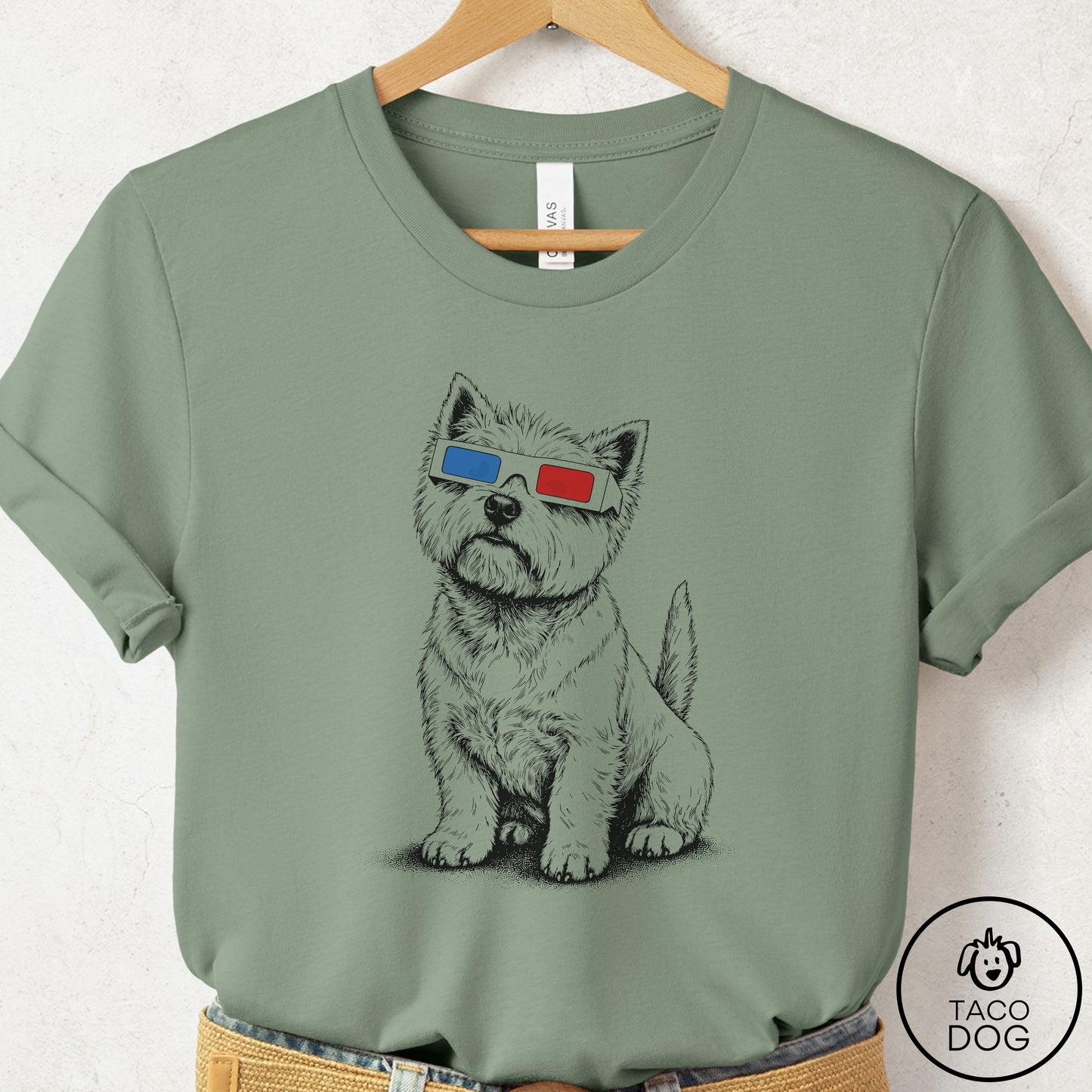 Westie 3d T-Shirt