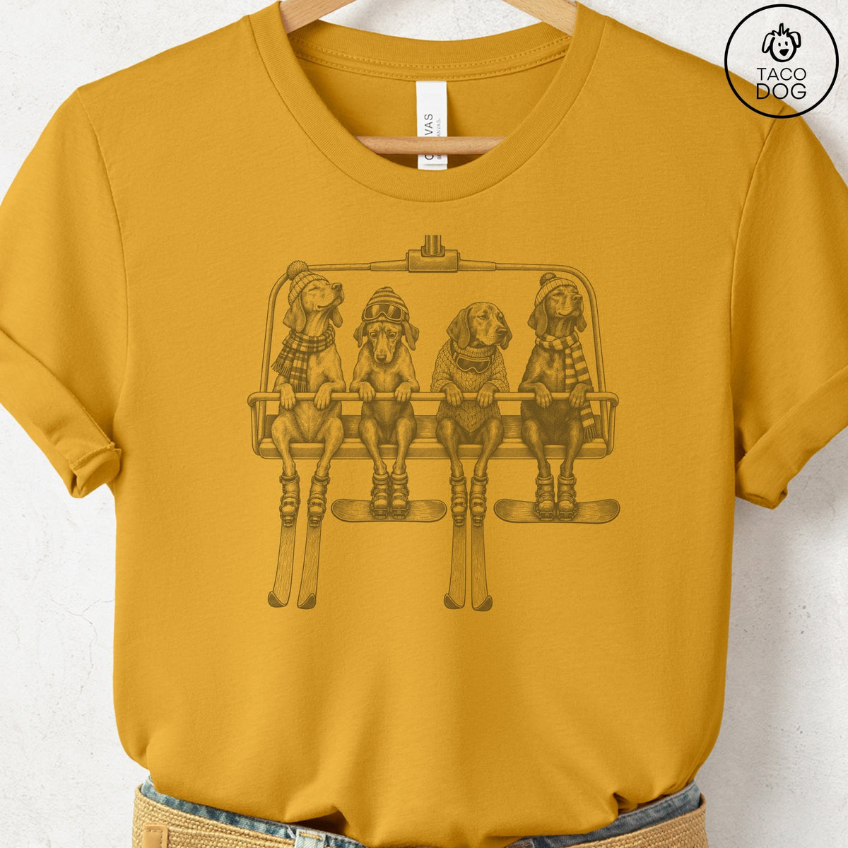 Vizsla Chair Lift T-Shirt
