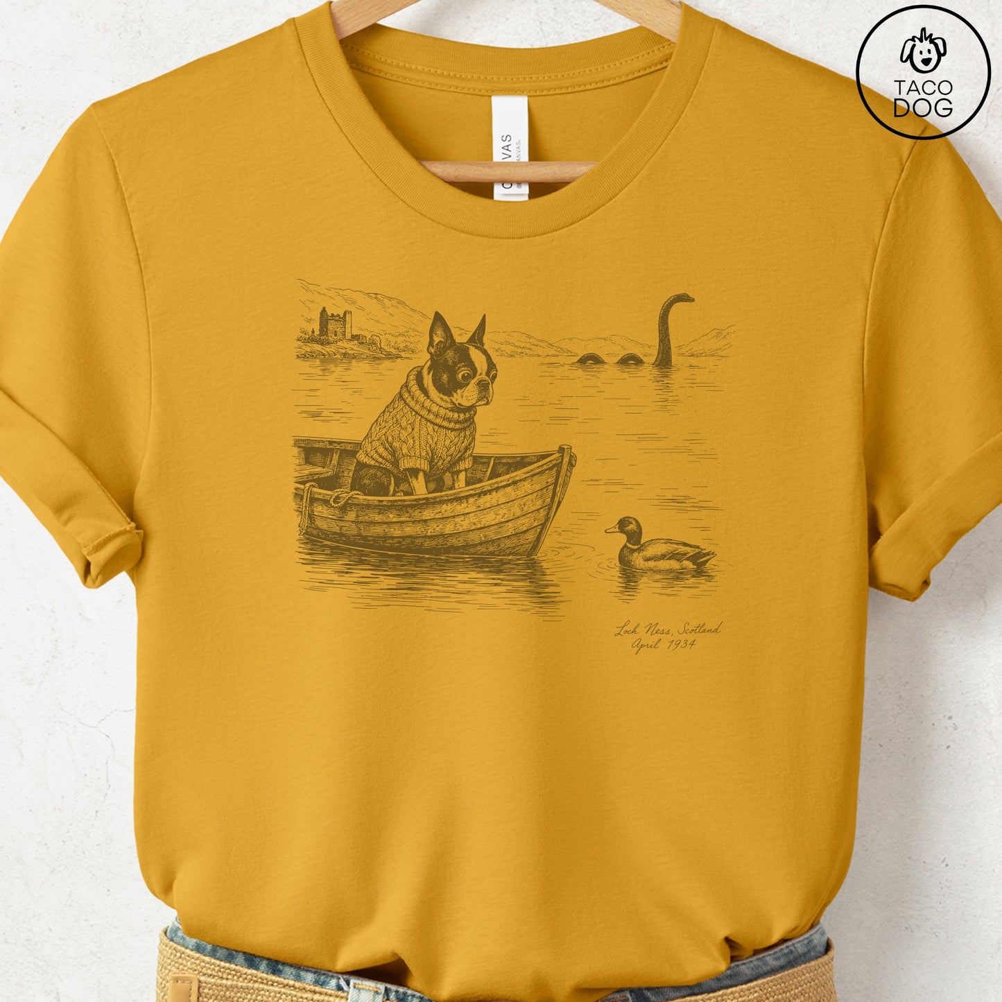 Boston Terrier Loch T-Shirt