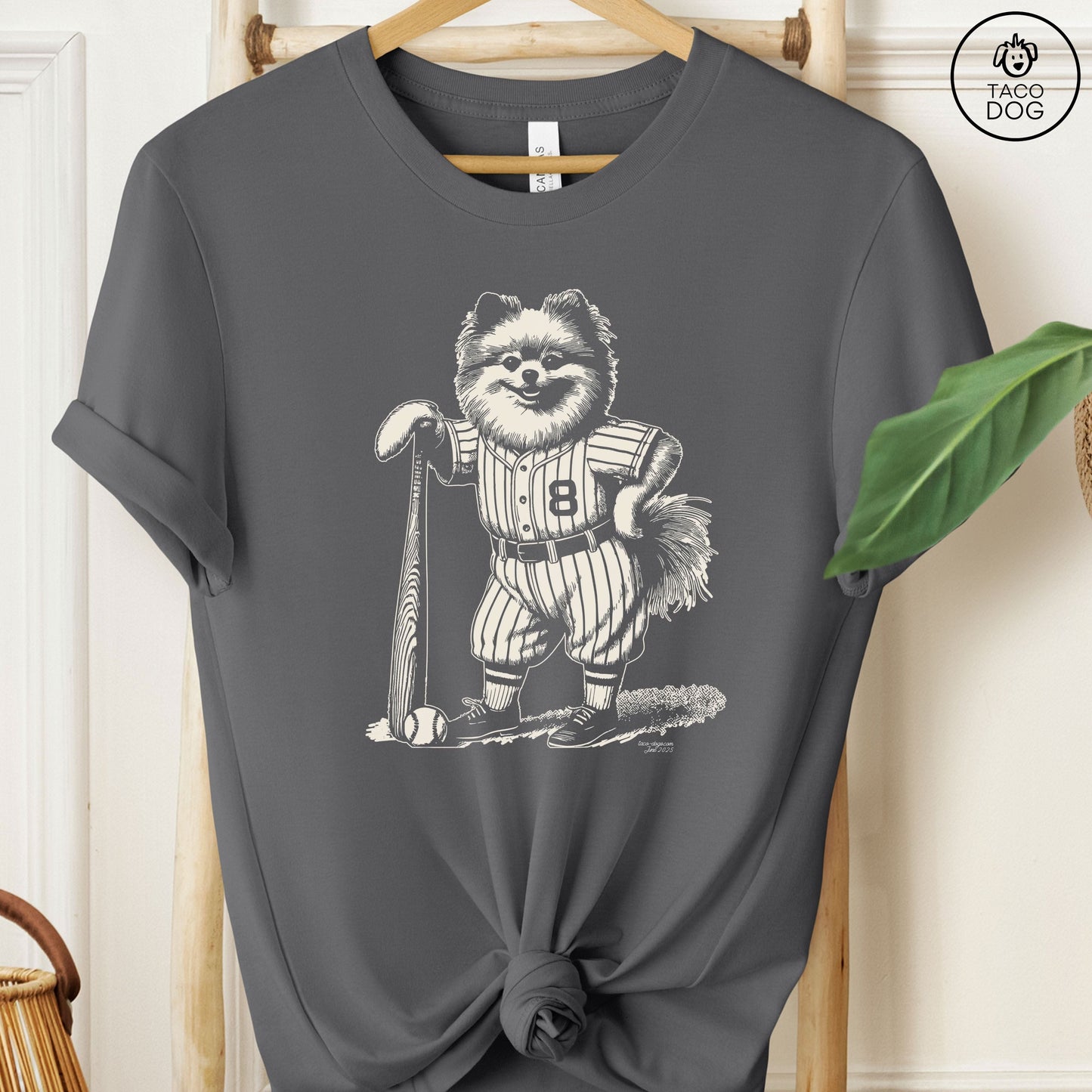 Pomeranian Baseball T-Shirt