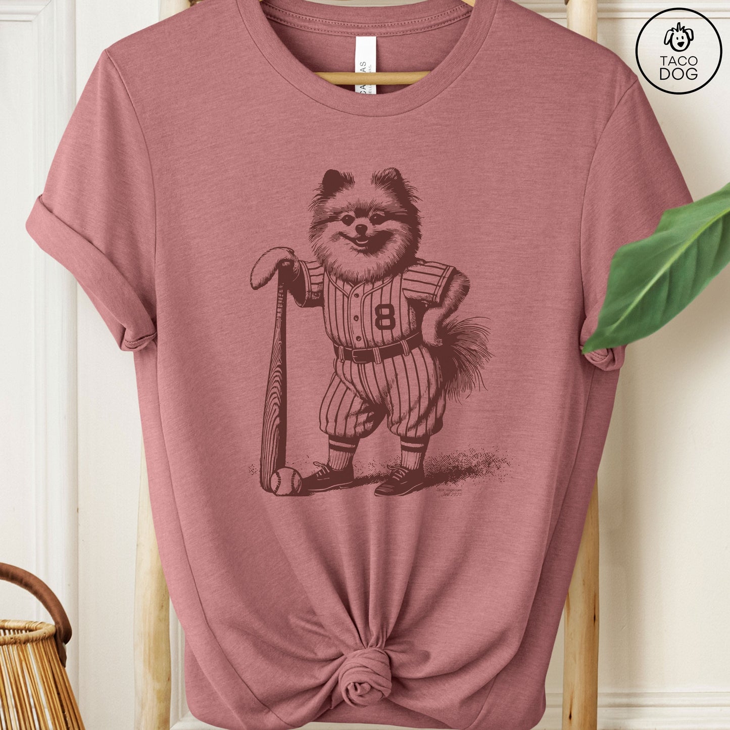 Pomeranian Baseball T-Shirt