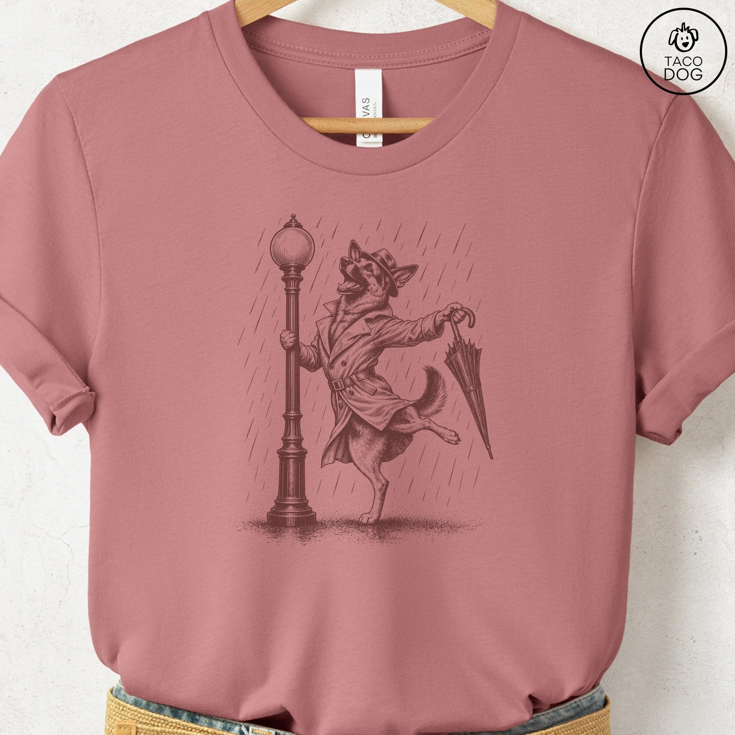 German Shepherd Rain T-Shirt