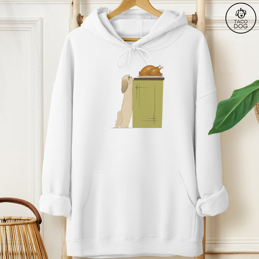 Shih Tzu Turkey Hoodie White Taco-Dog