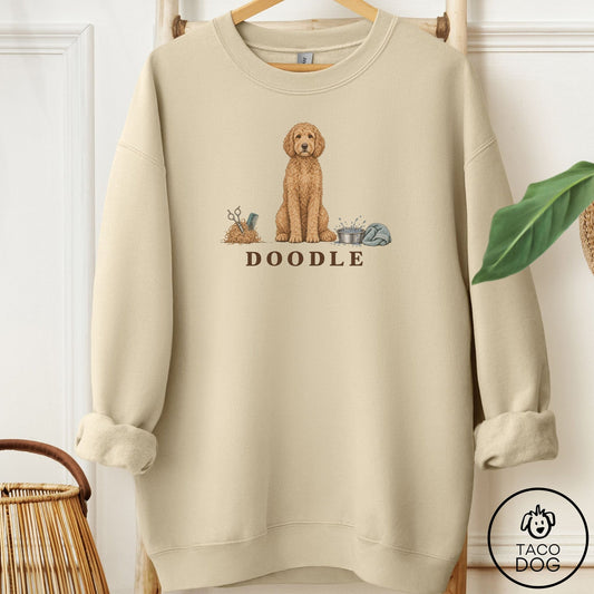 Doodle Breed Kit Sweatshirt Sand Taco-Dog