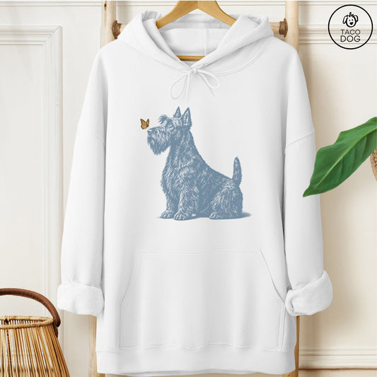 Scottie Butterfly Hoodie White Taco-Dog