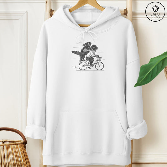 Newfoundland Carpool Hoodie White Taco-Dog