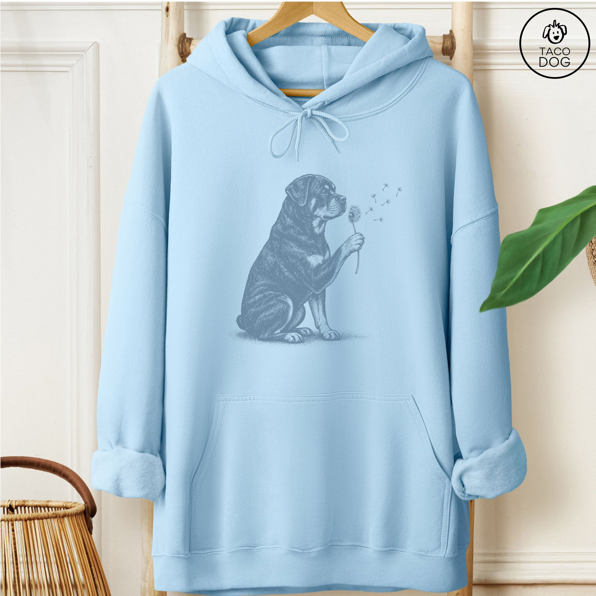Rottweiler Dandelion Hoodie