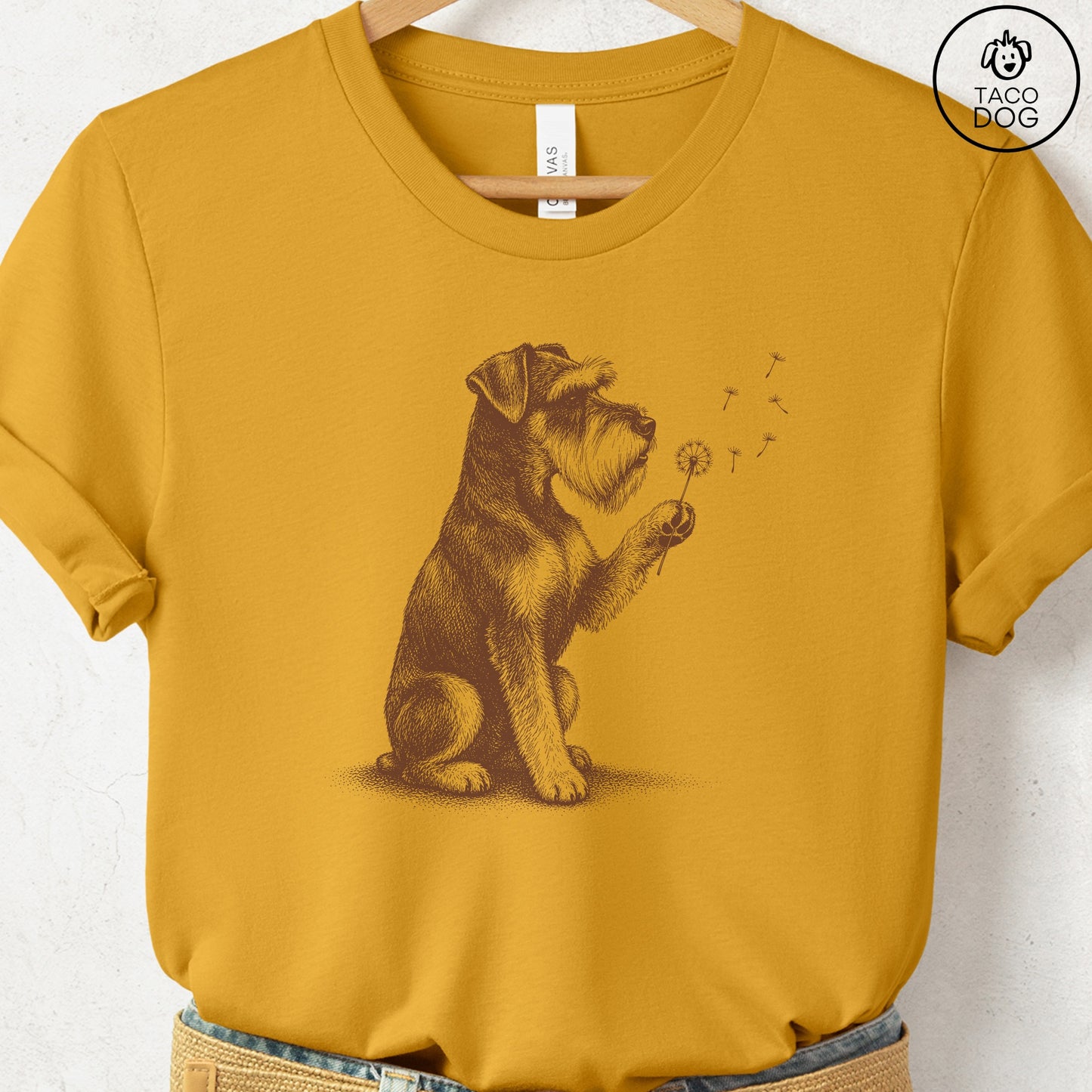 Schnauzer Dandelion T-Shirt
